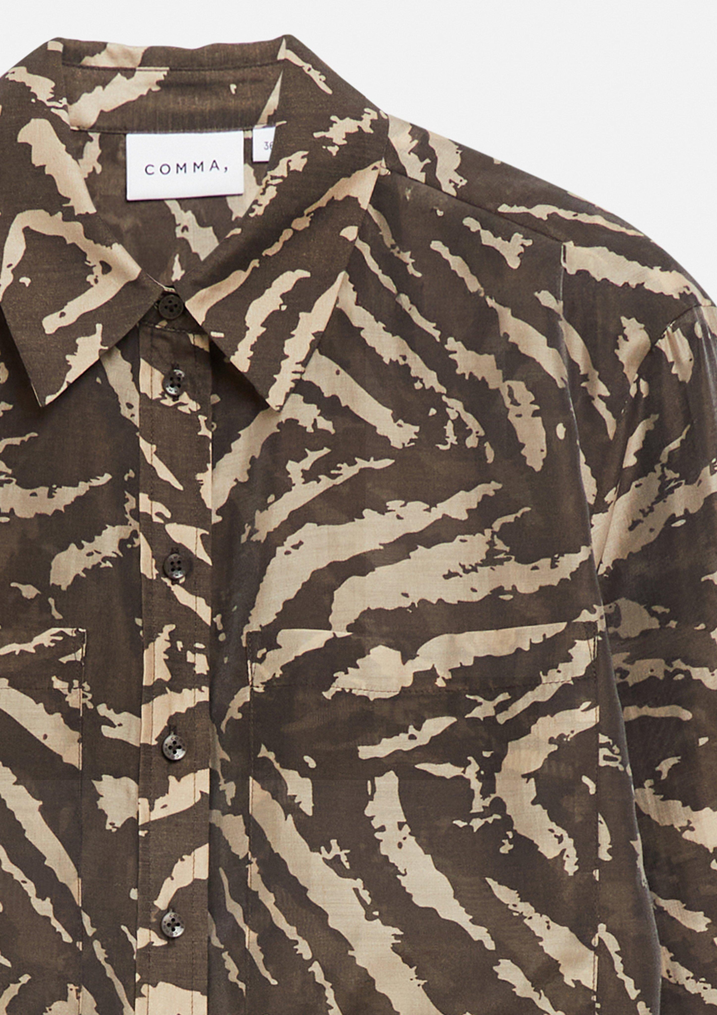 Shirt made from a lightweight Lyocell blend in beige by COMMA