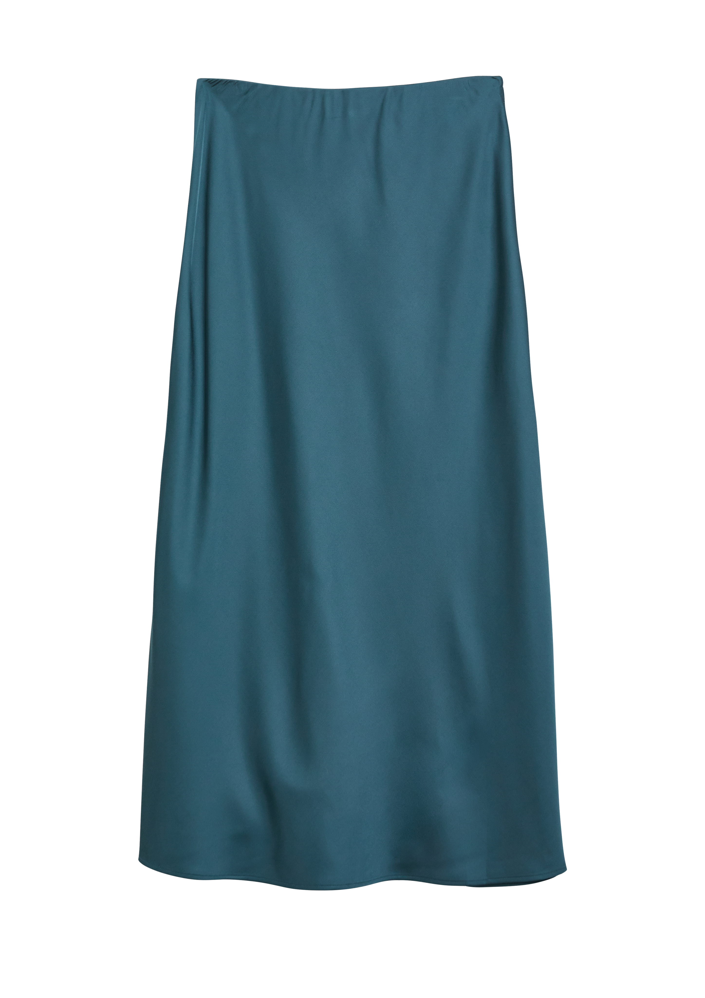 Satijnen rok van een viscose-mix
