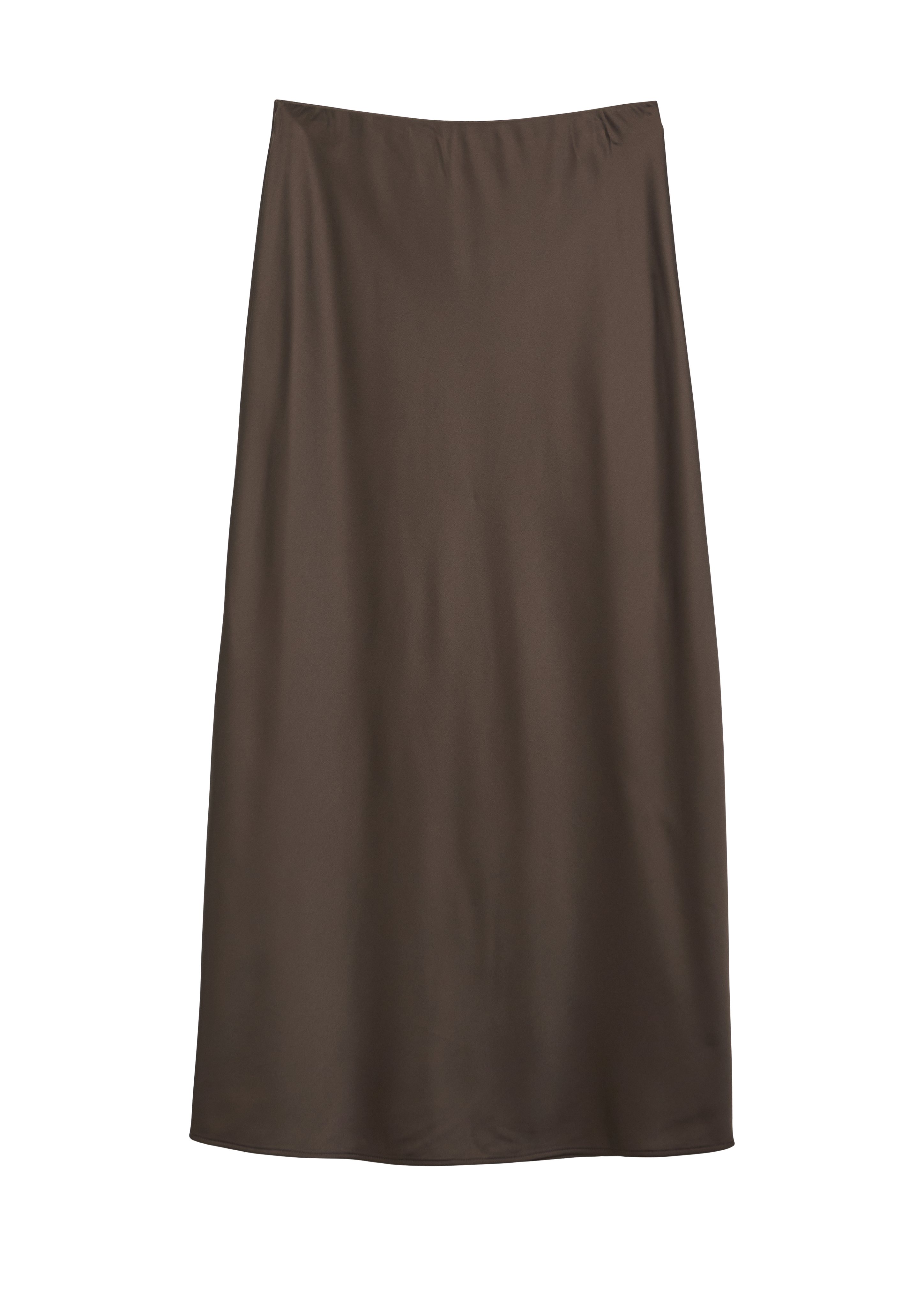 Satijnen rok van een viscose-mix