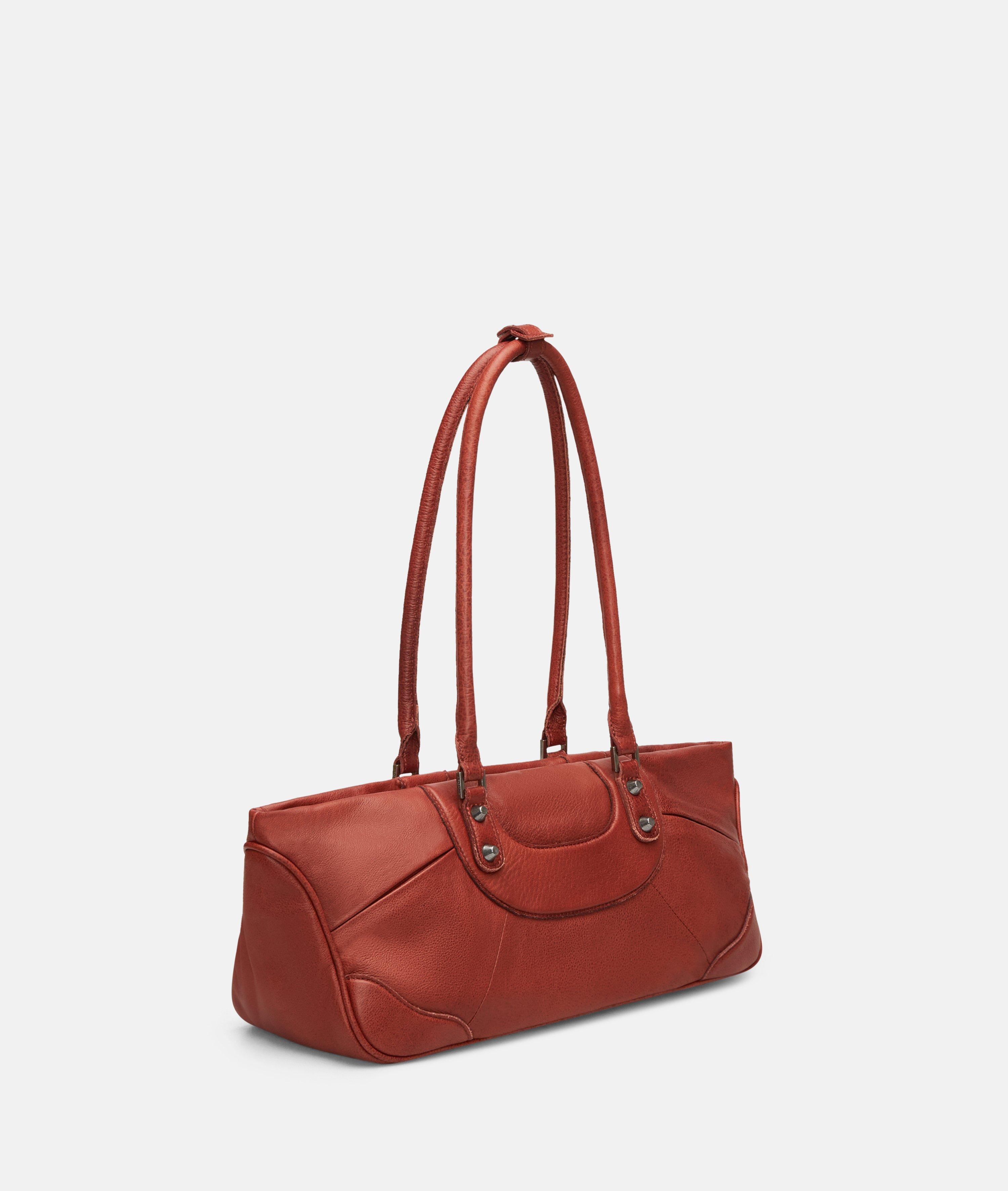 Women Practical bag made of soft yak leather in red by Liebeskind Berlin