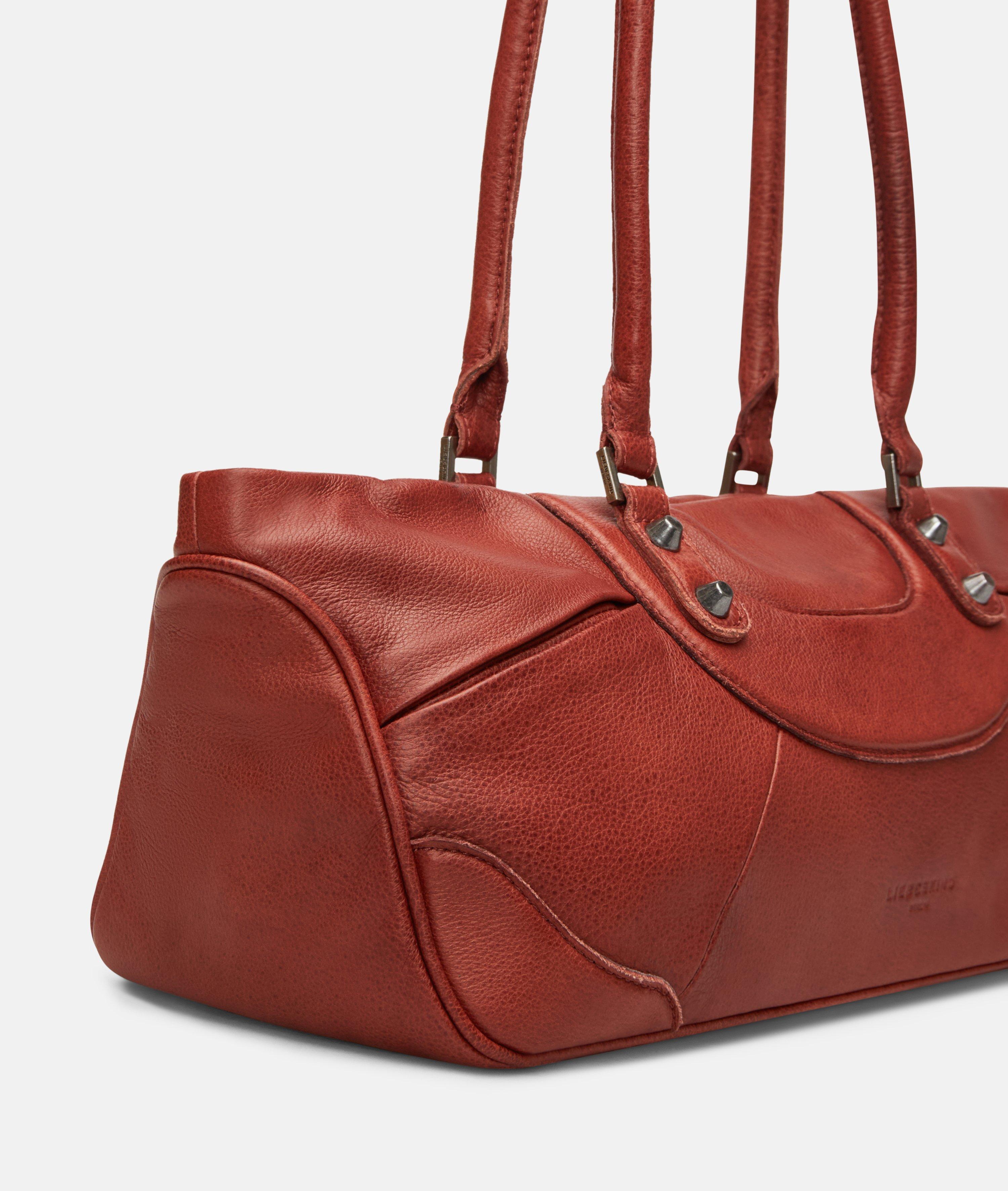 Women Practical bag made of soft yak leather in red by Liebeskind Berlin
