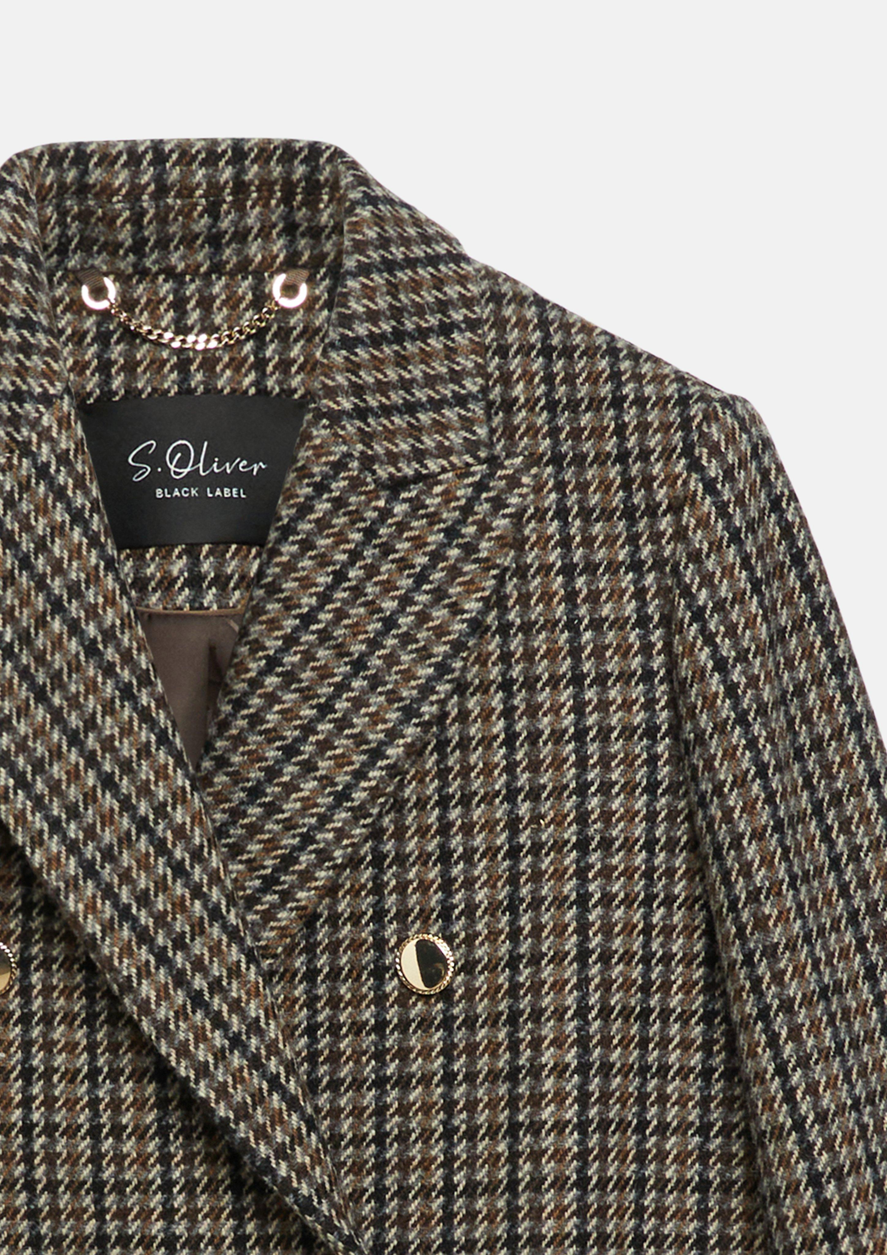 Ženske Suknjič s pepita vzorcem v barvi rjava od s.Oliver BLACK LABEL