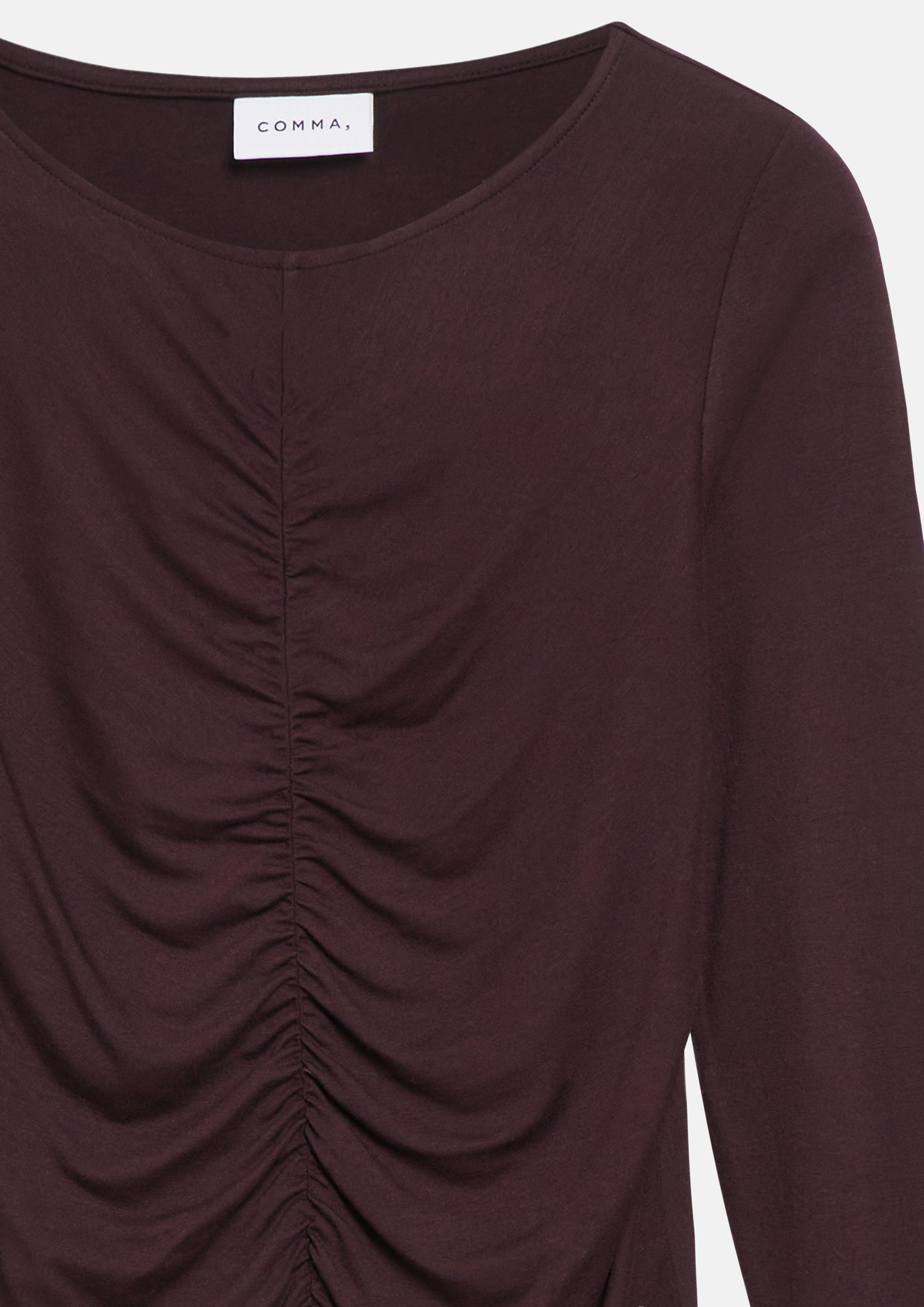 Femmes T-shirt en violet de COMMA