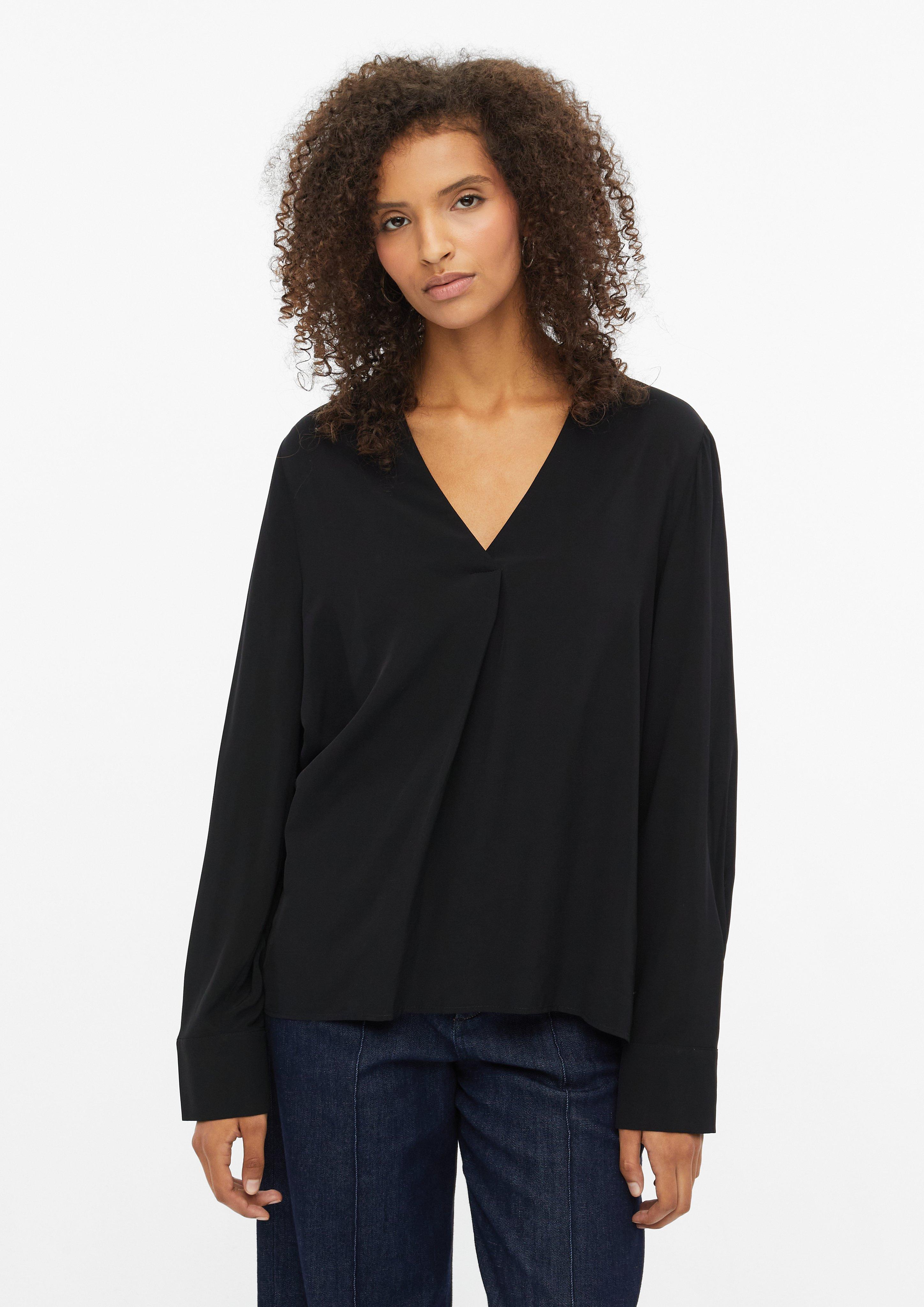 Bluse in Farbe schwarz von s.Oliver BLACK LABEL