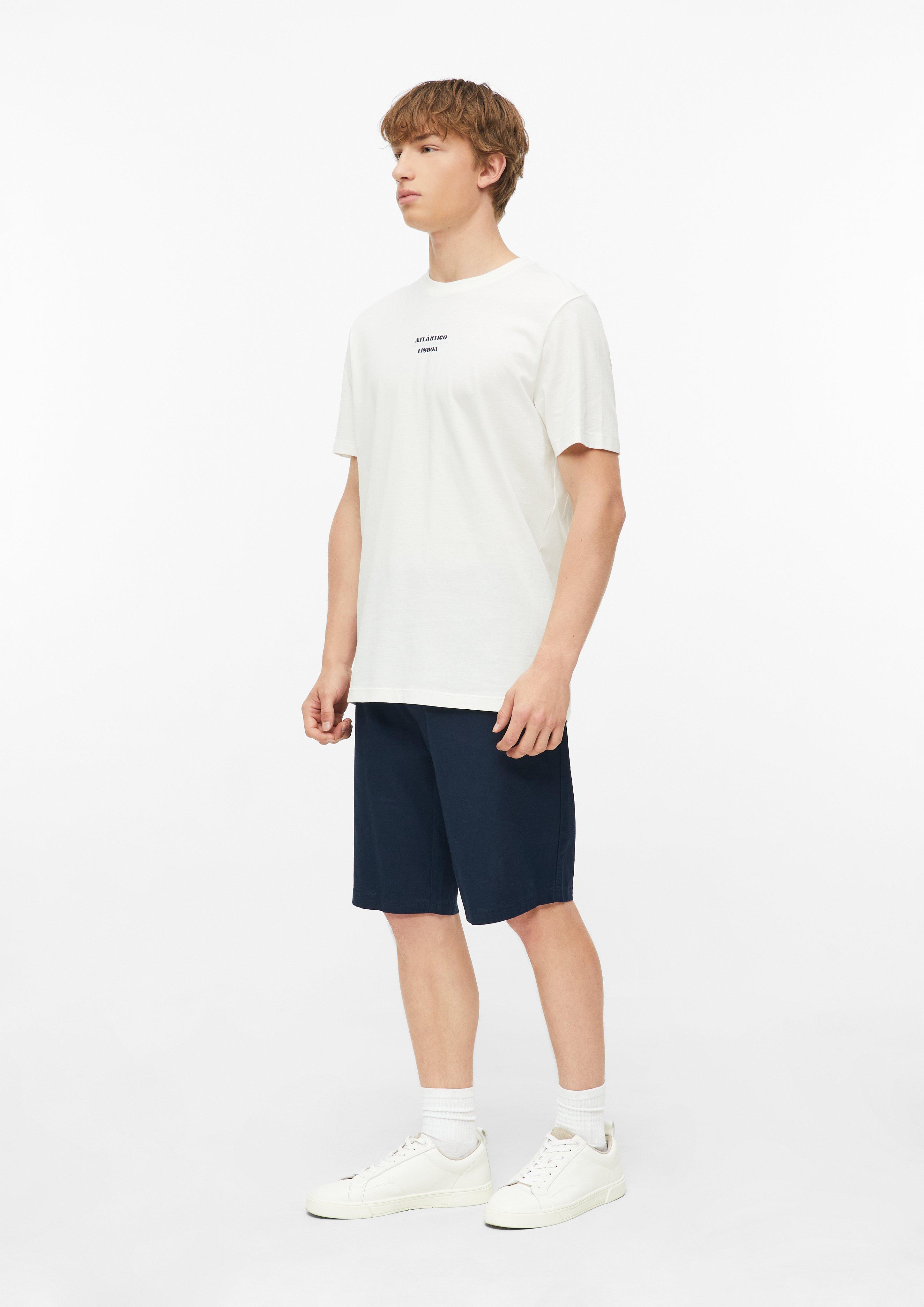 Heren T-shirt in crème van s.Oliver