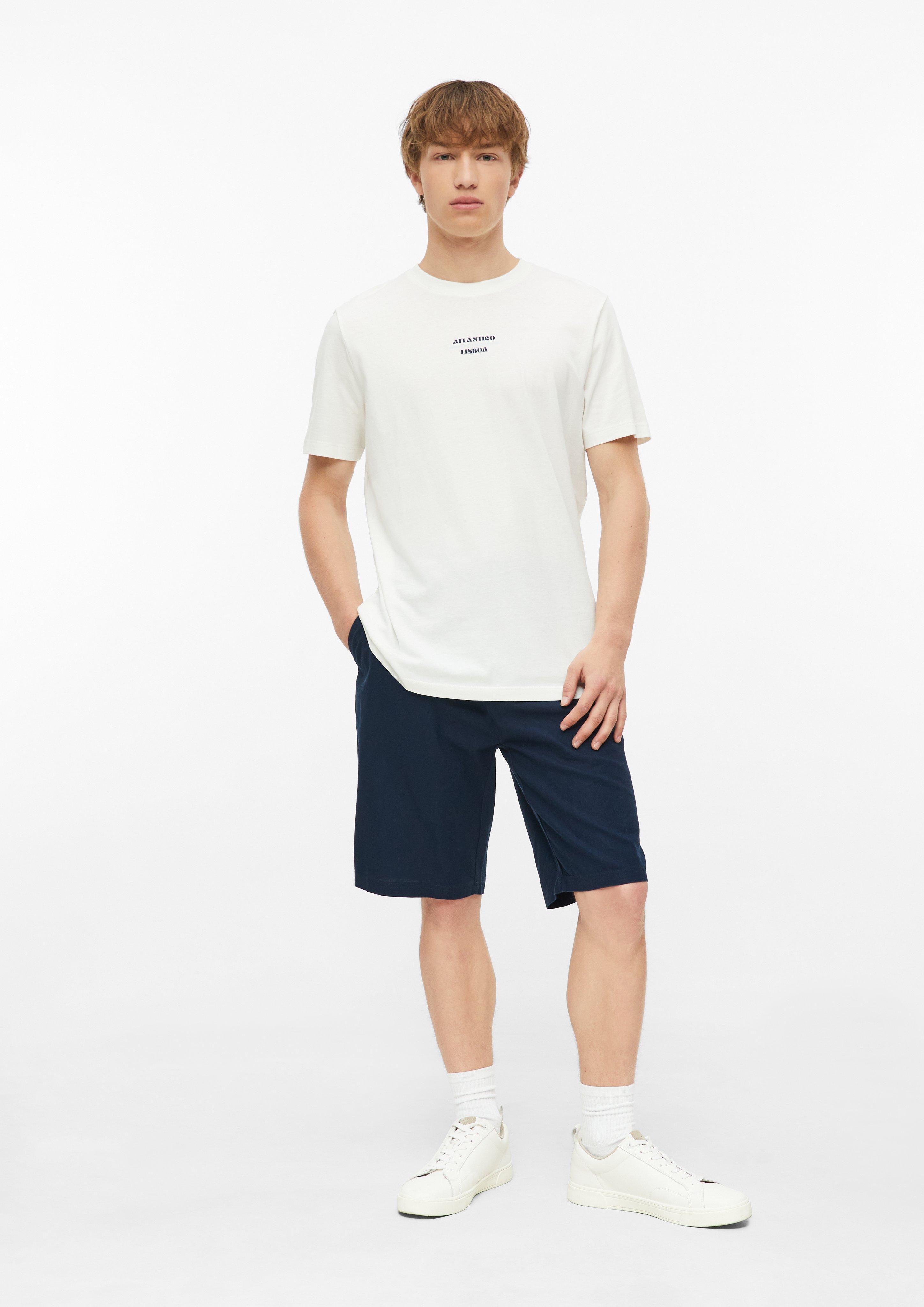 Heren T-shirt in crème van s.Oliver