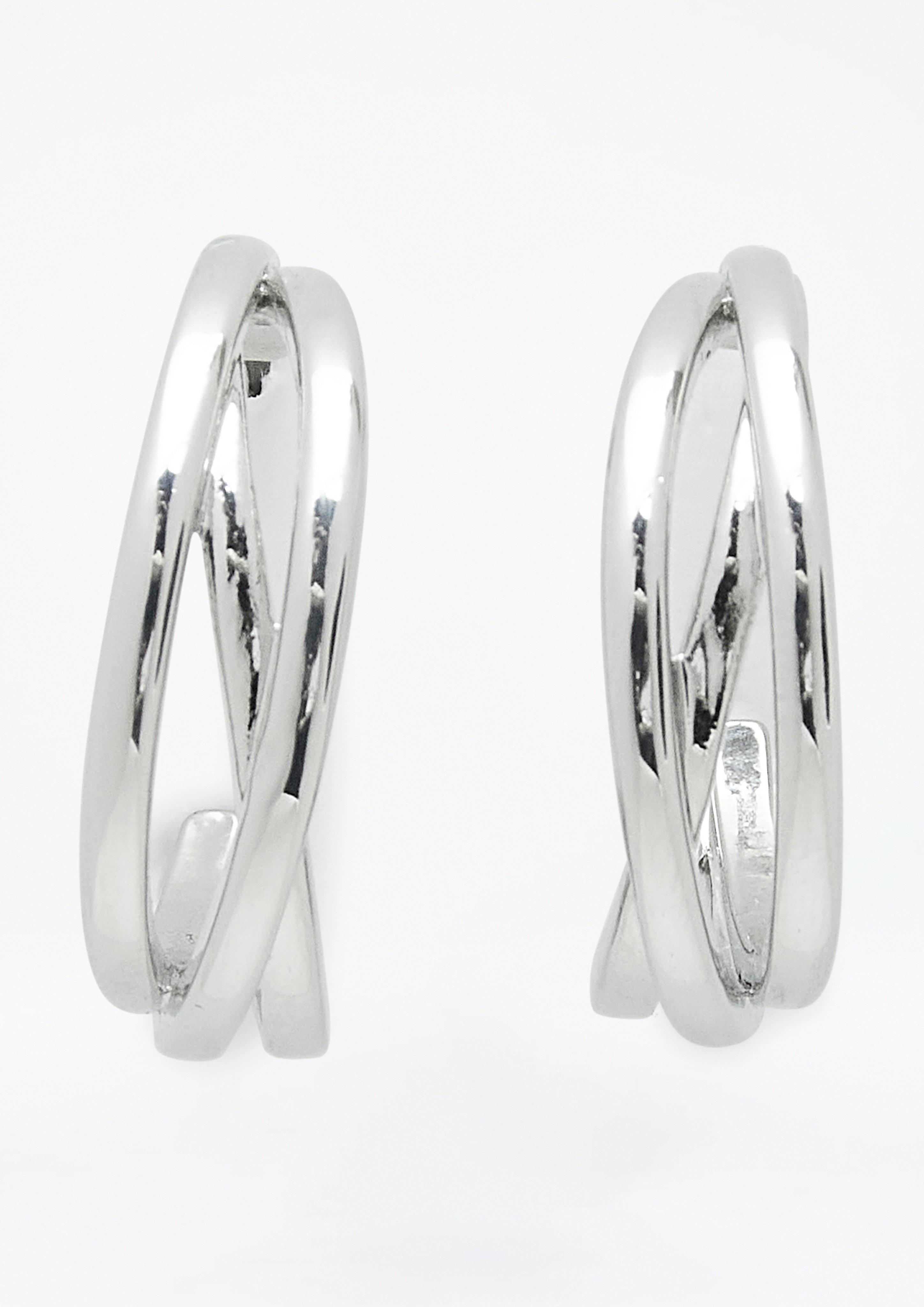 Fashion Earrings in silver by COMMA