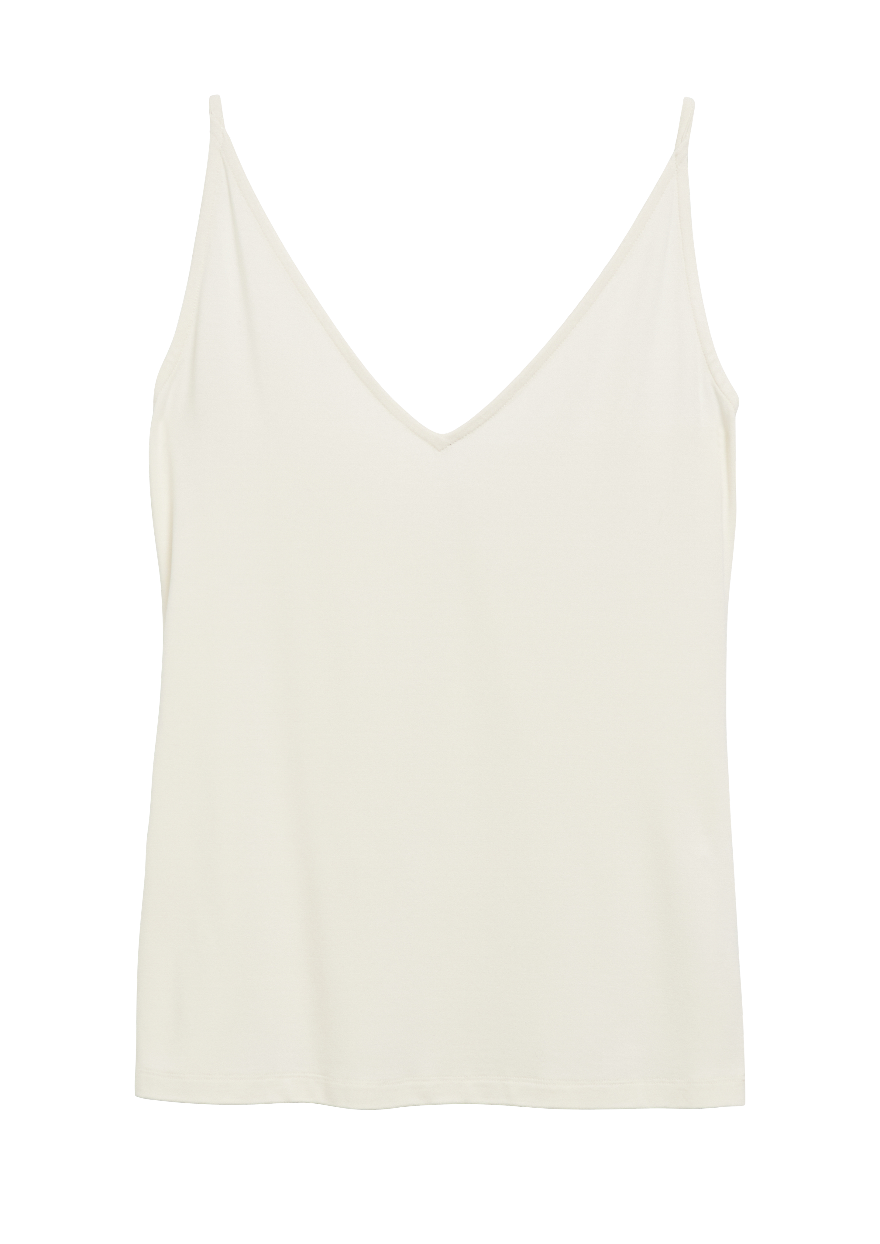 Jersey-top met V-hals