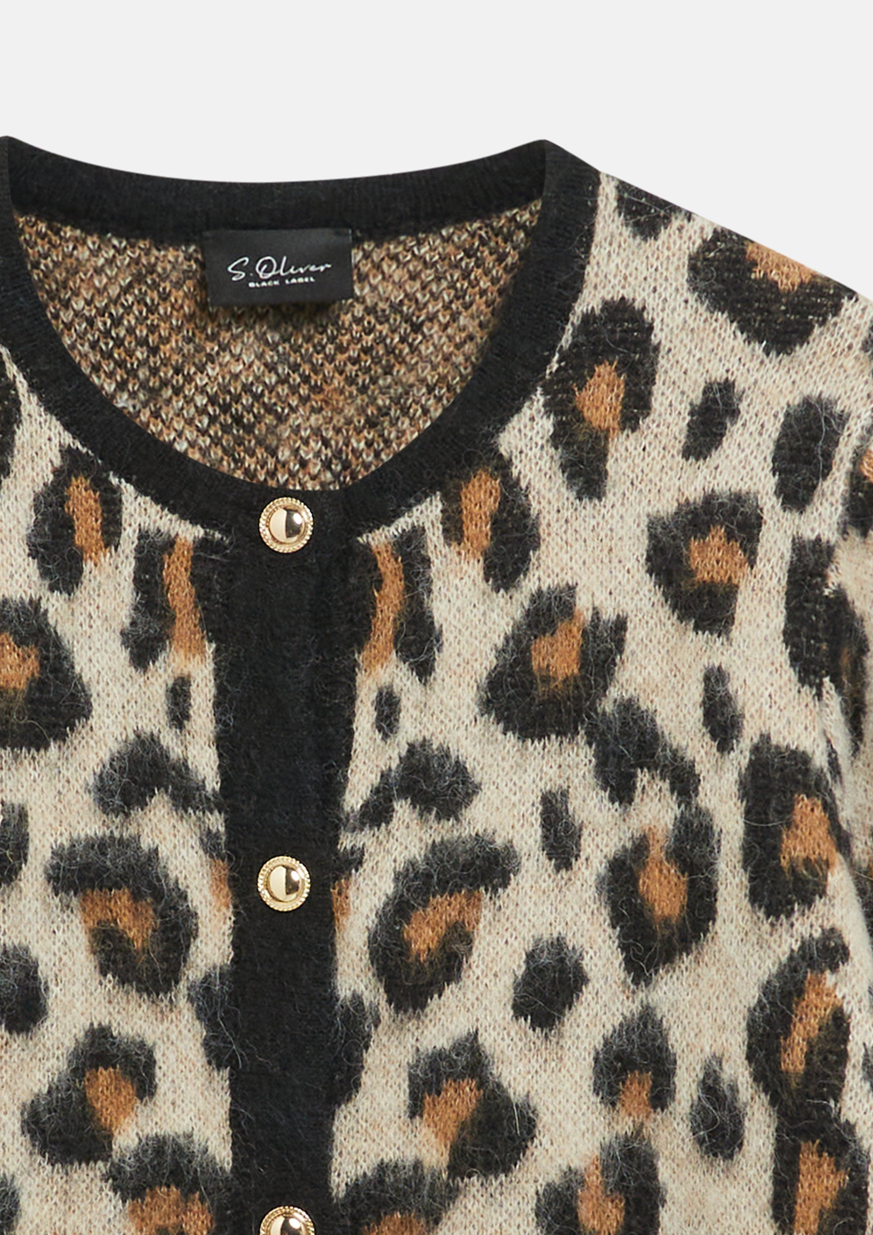 Femmes Veste en tricot en beige de s.Oliver BLACK LABEL