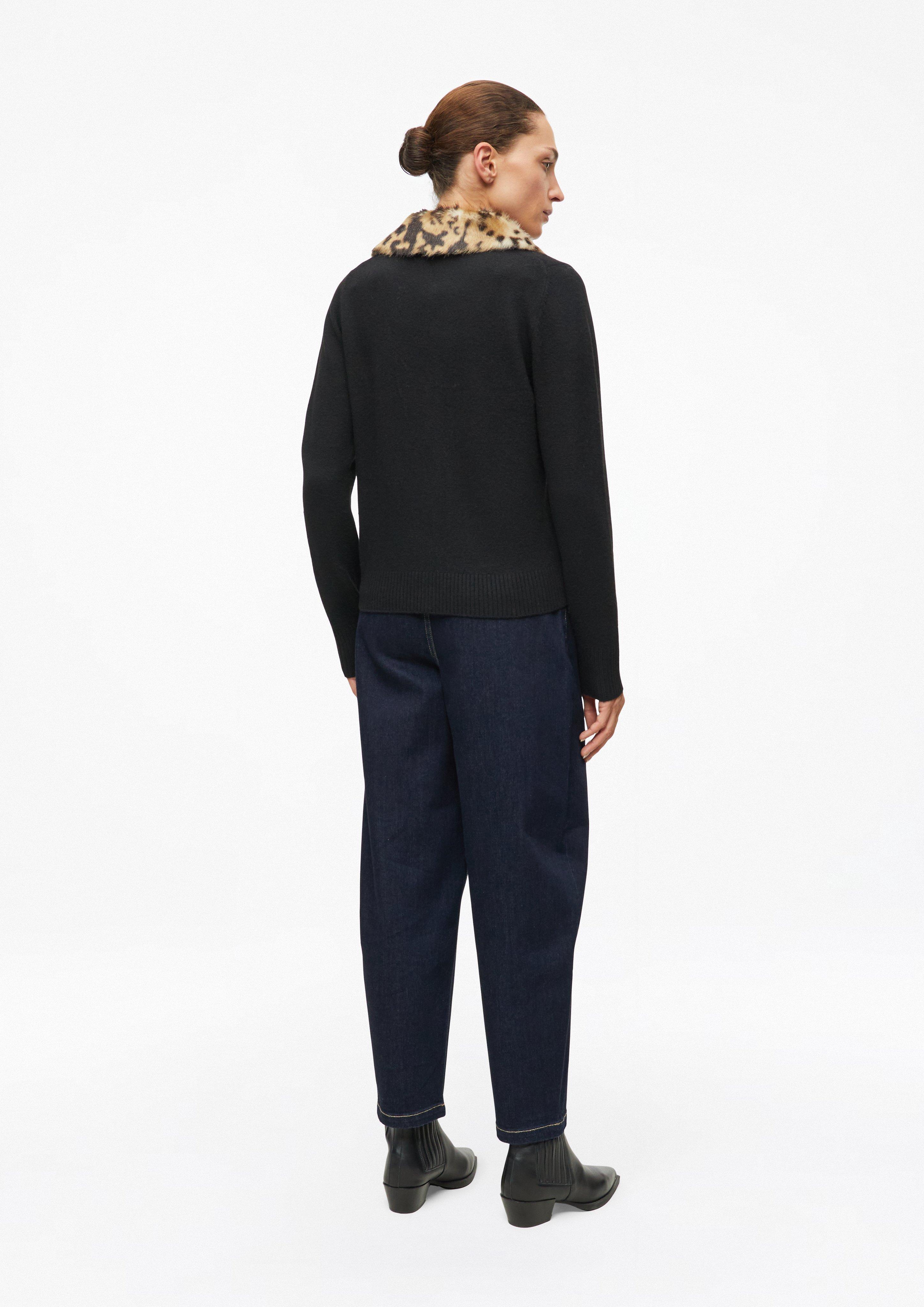 Femmes Veste en tricot en noir de s.Oliver BLACK LABEL