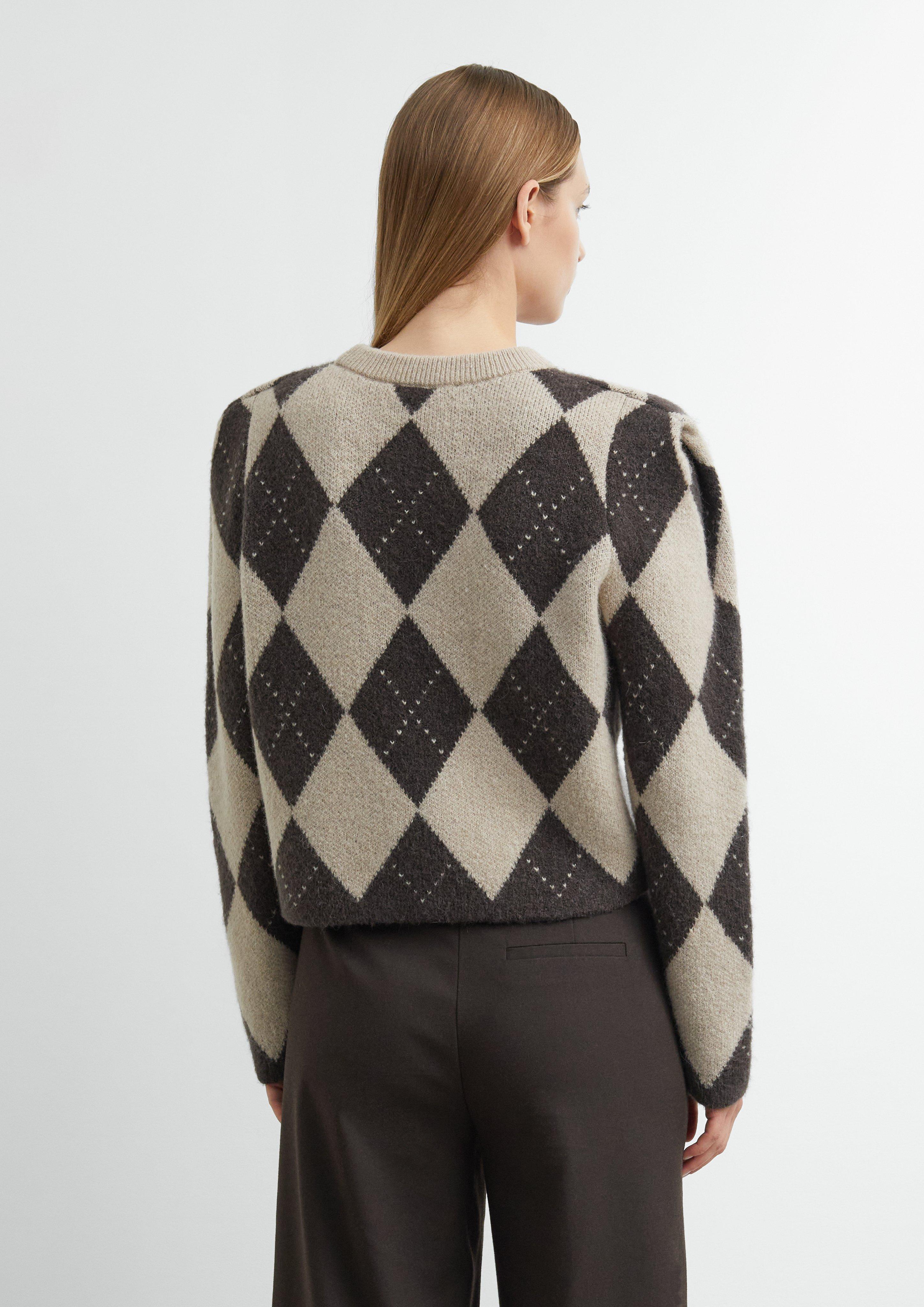 Dames Gebreide trui in beige van COMMA
