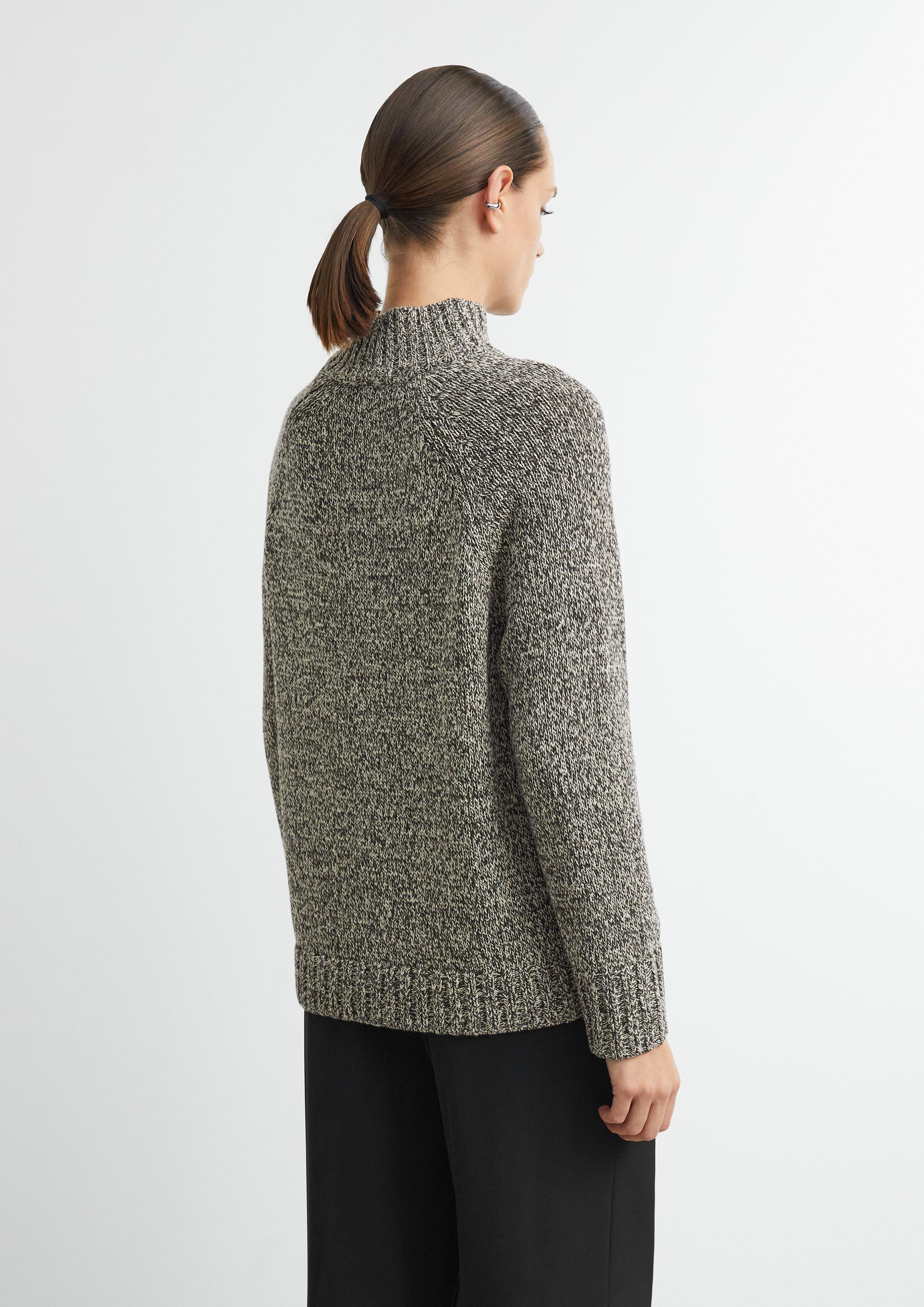 Women Knitted jumper in brown by COMMA