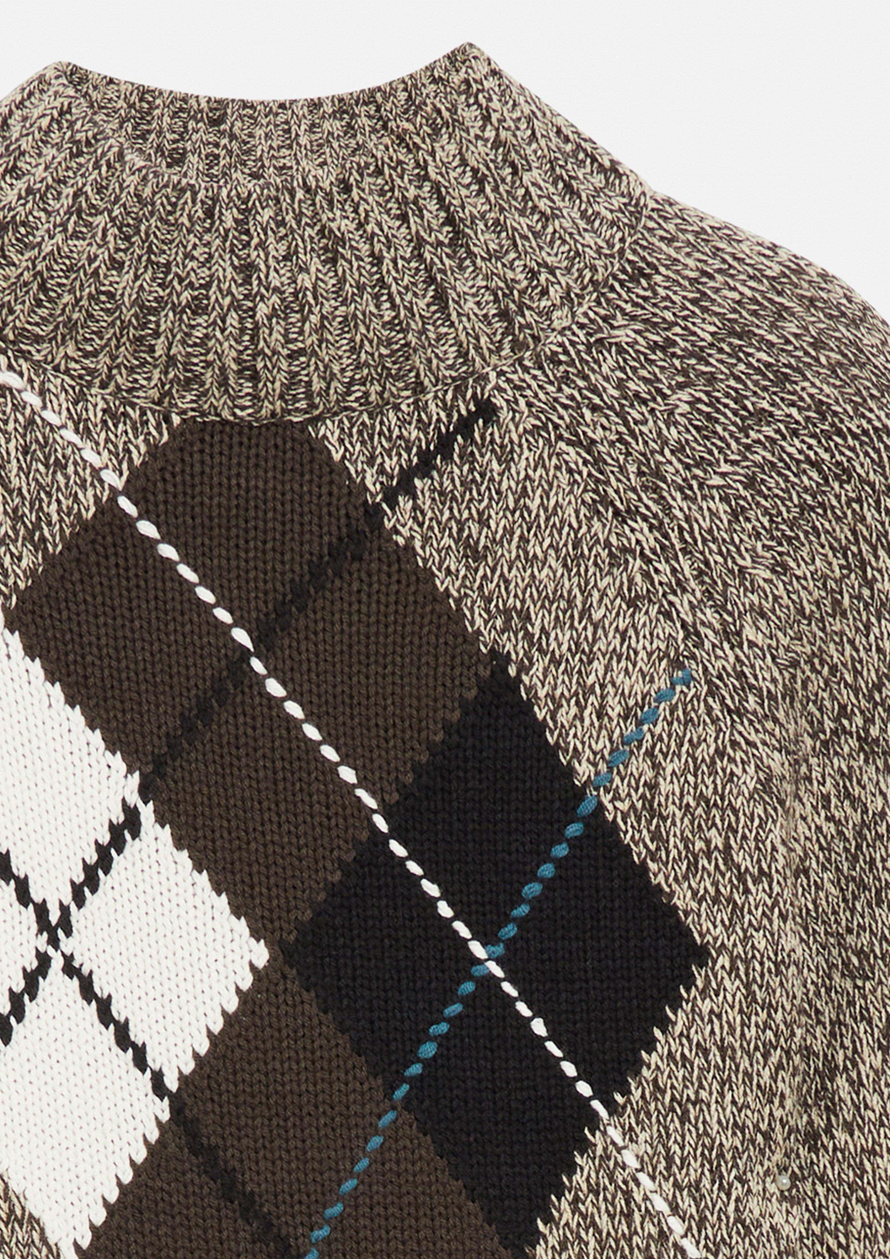 Women Knitted jumper in brown by COMMA