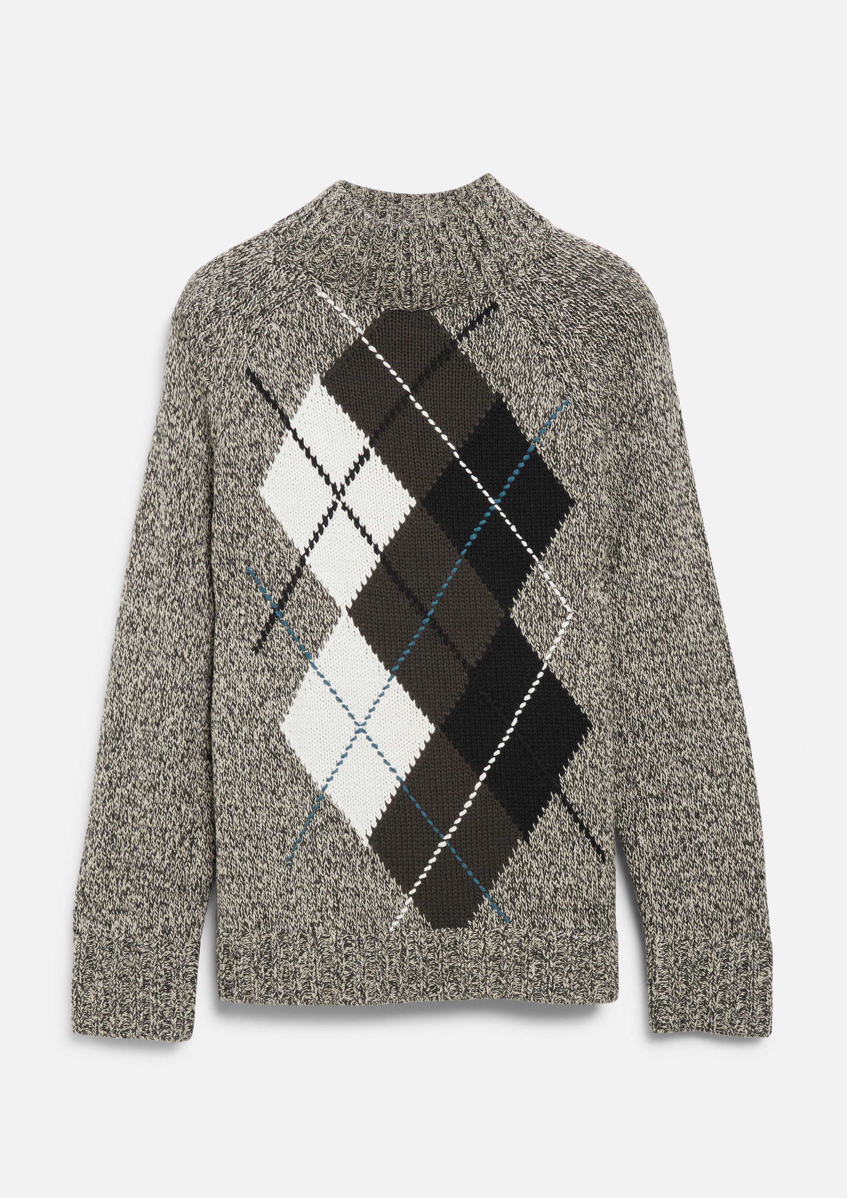 Women Knitted jumper in brown by COMMA