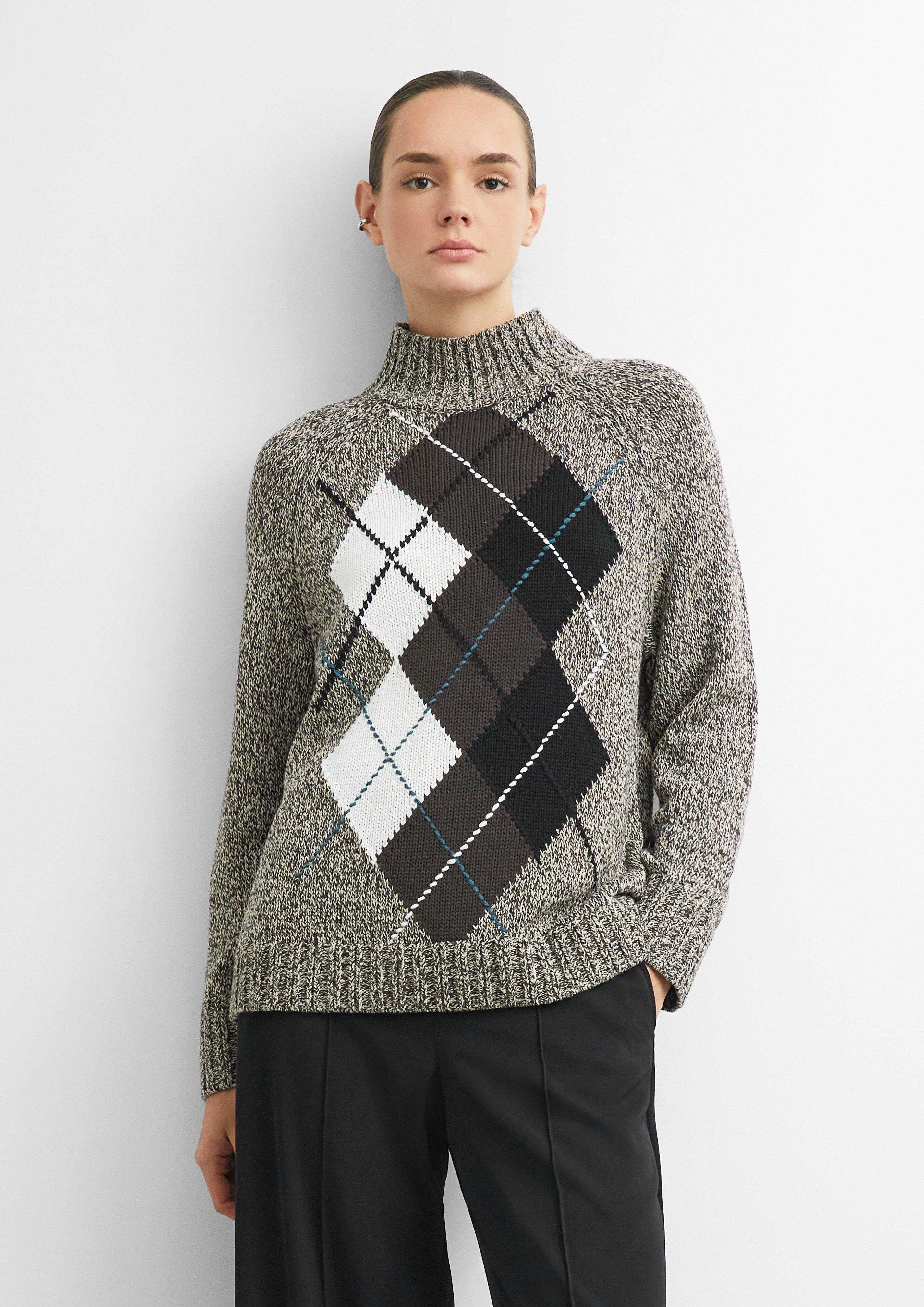 Knitted pullover in brown by COMMA