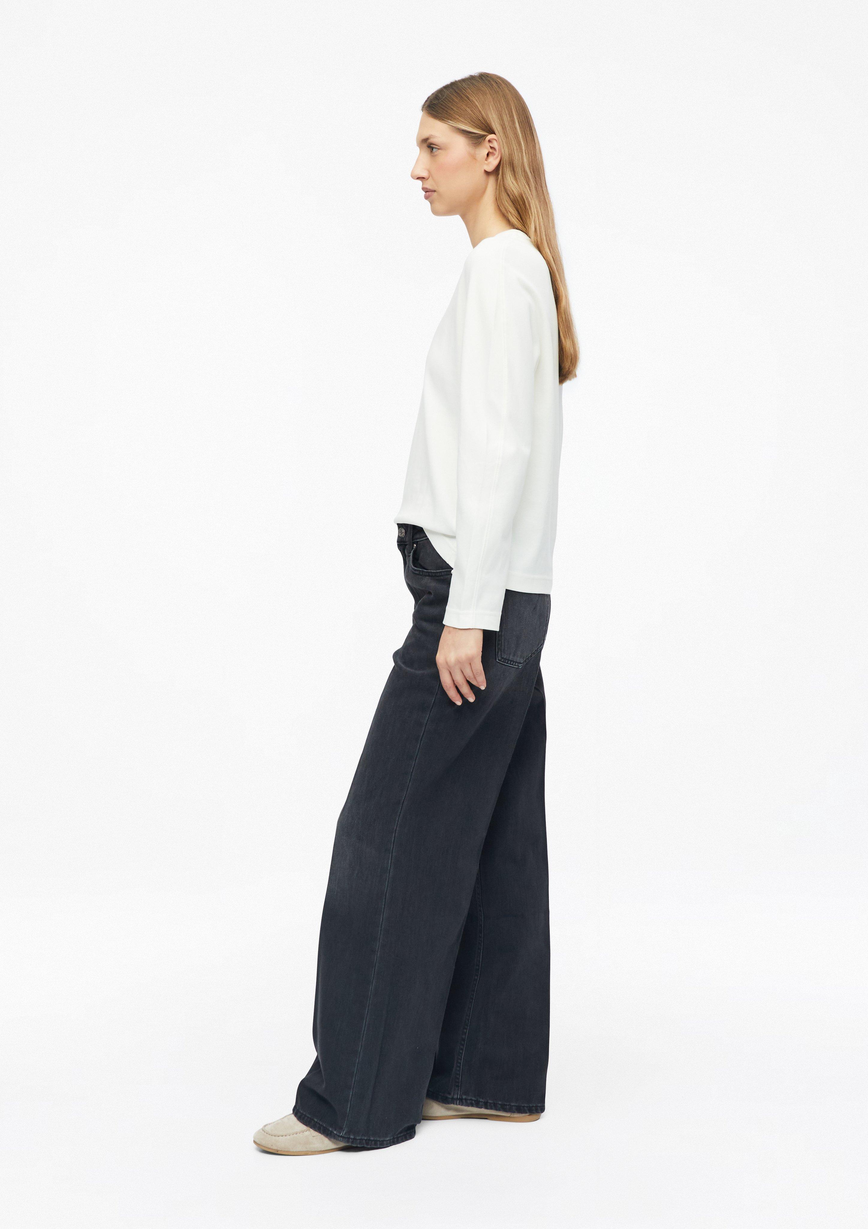Damen Jeans Suri / Regular Fit / High Rise / Wide Leg in grau von s.Oliver