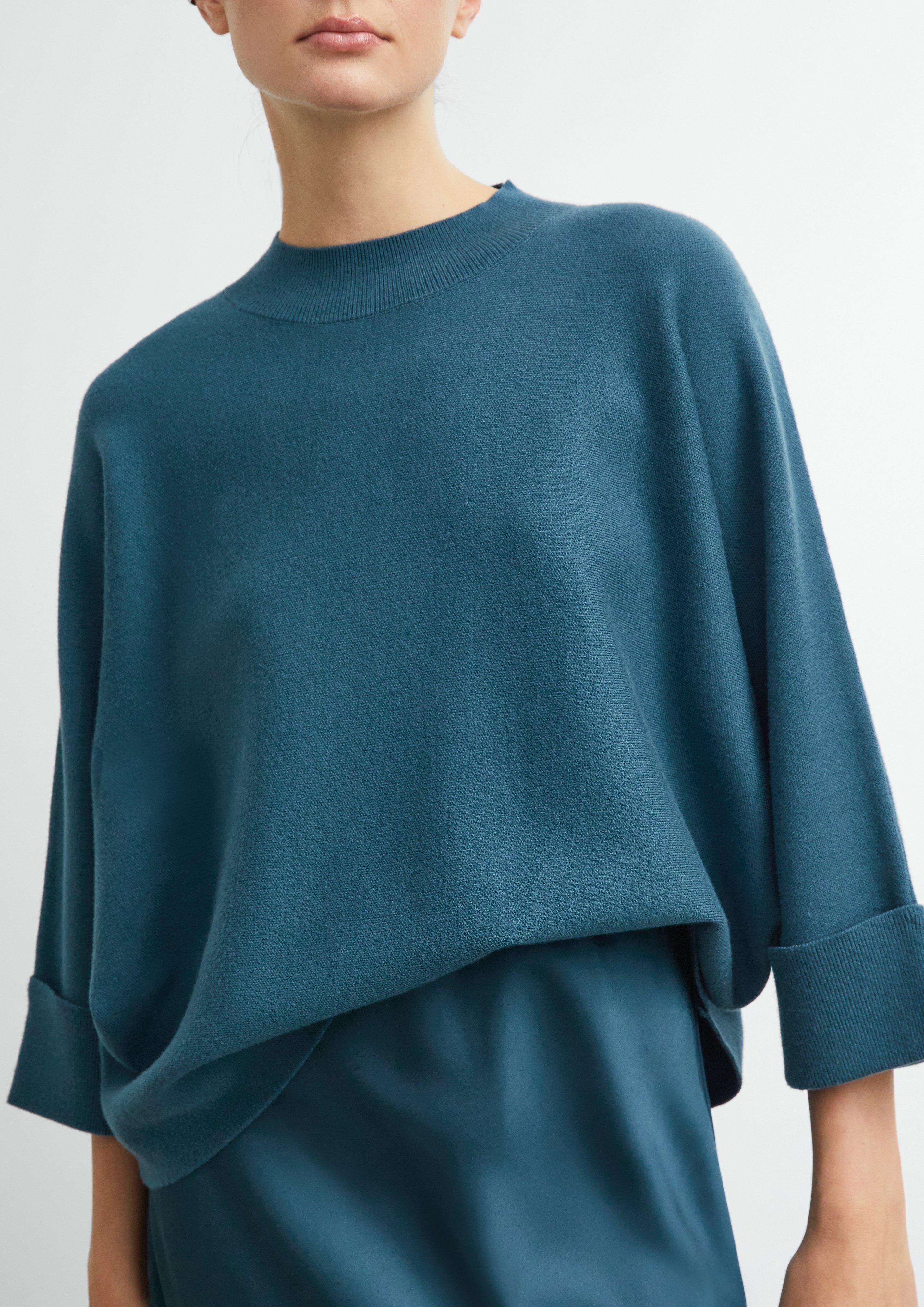 Veste en tricot en pétrole de COMMA