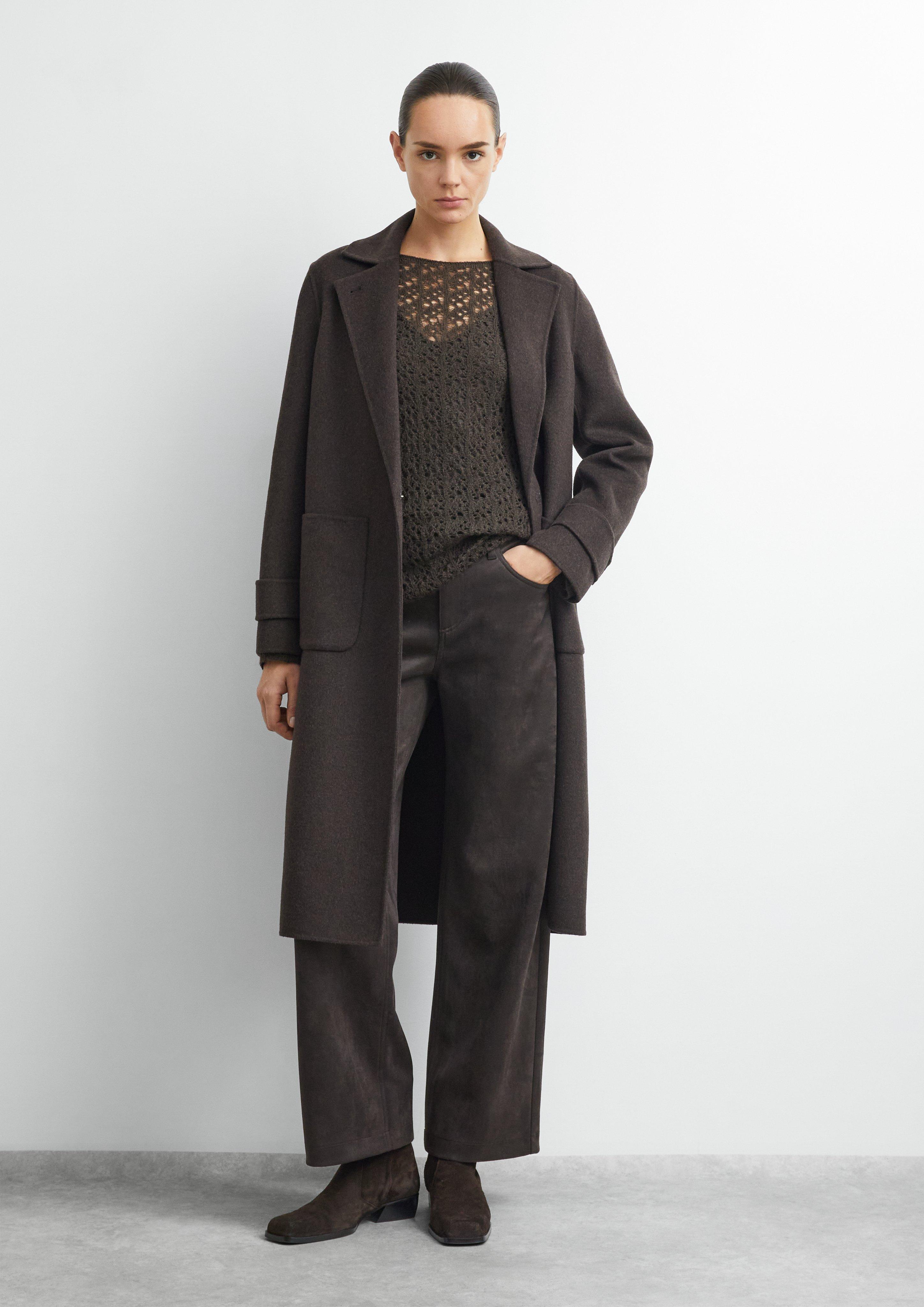 Damen Strickpullover in braun von comma