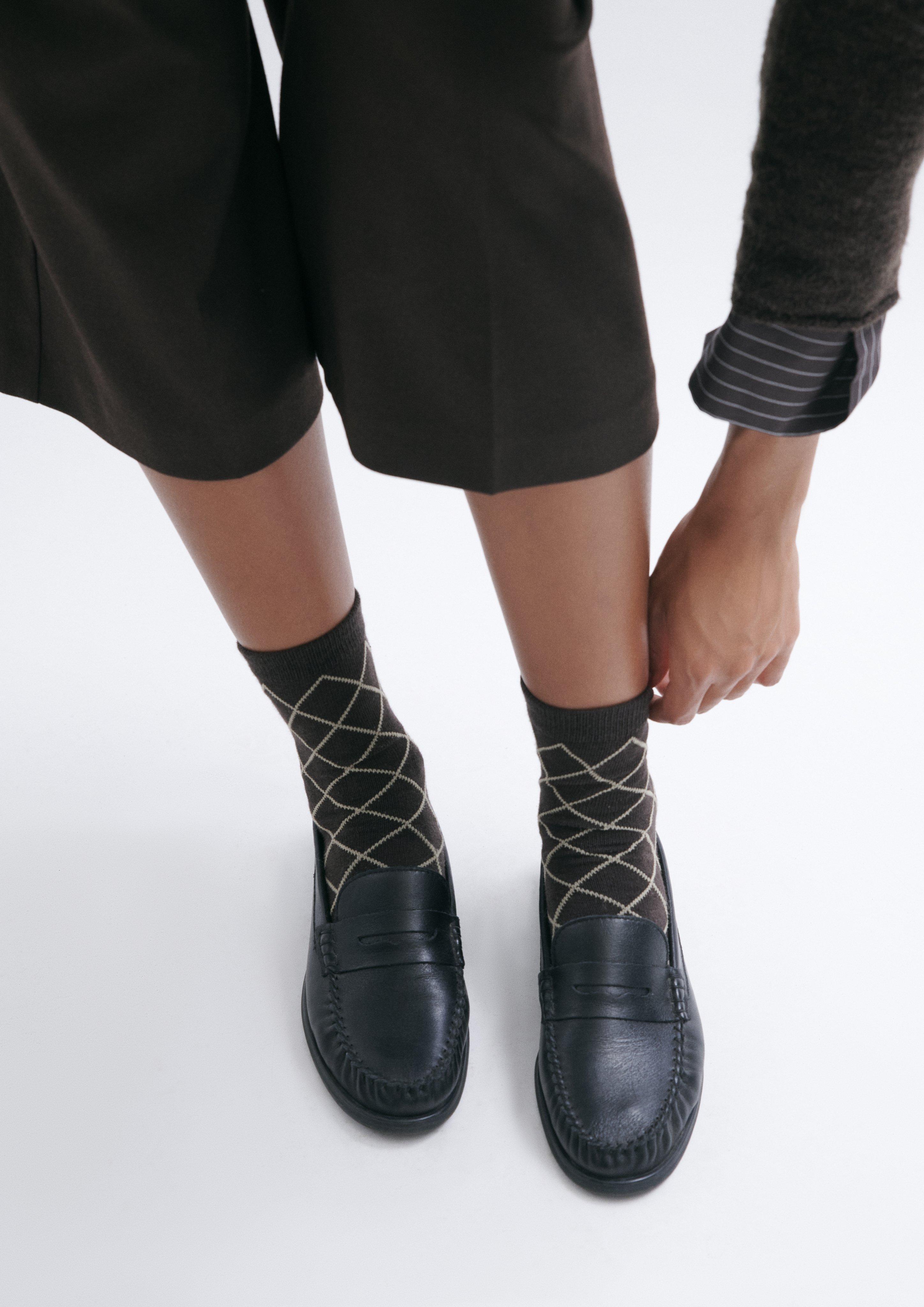 3er-Pack Socken in braun von COMMA
