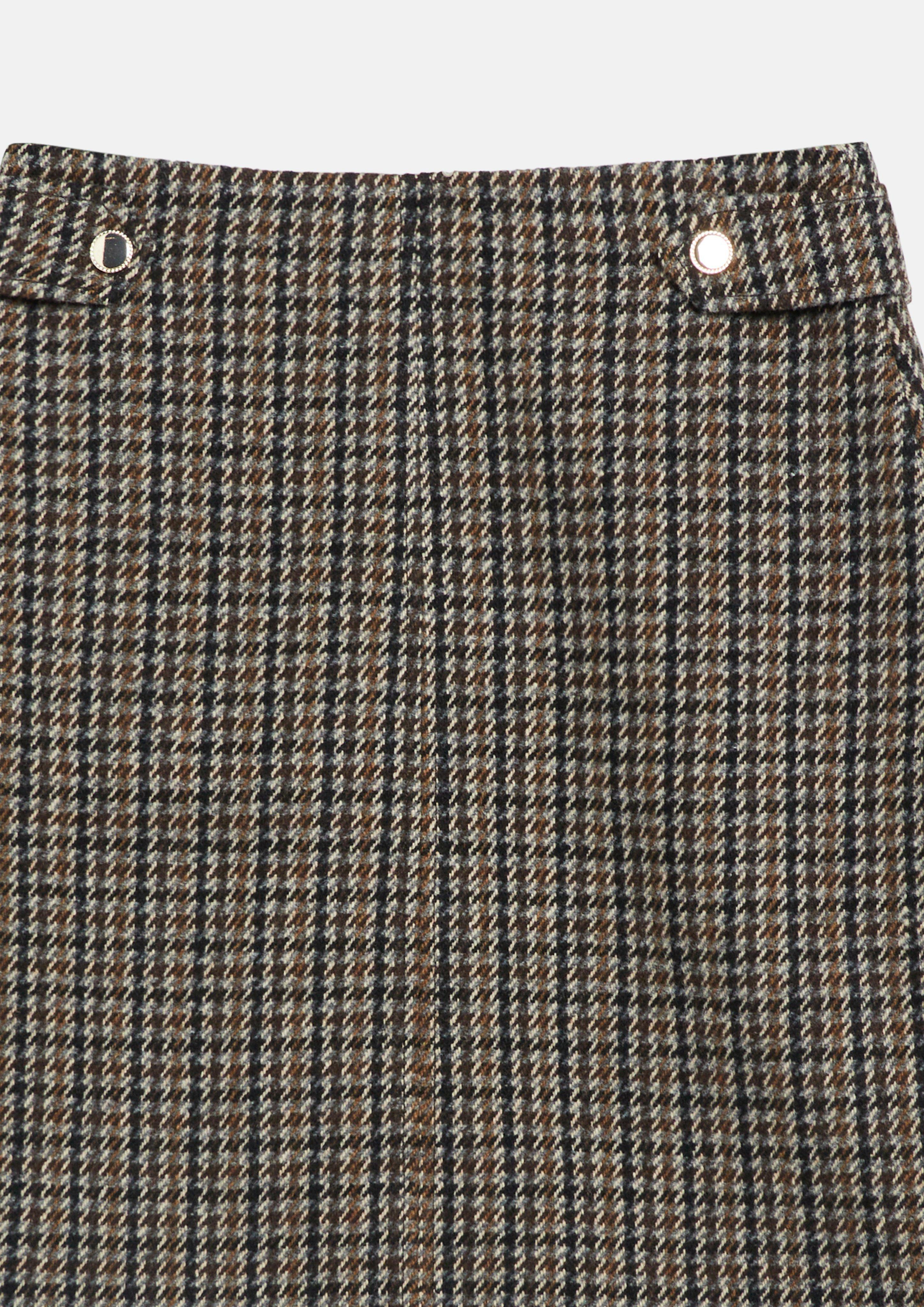 Ženske Kratko krilo s pepita vzorcem v barvi rjava od s.Oliver BLACK LABEL