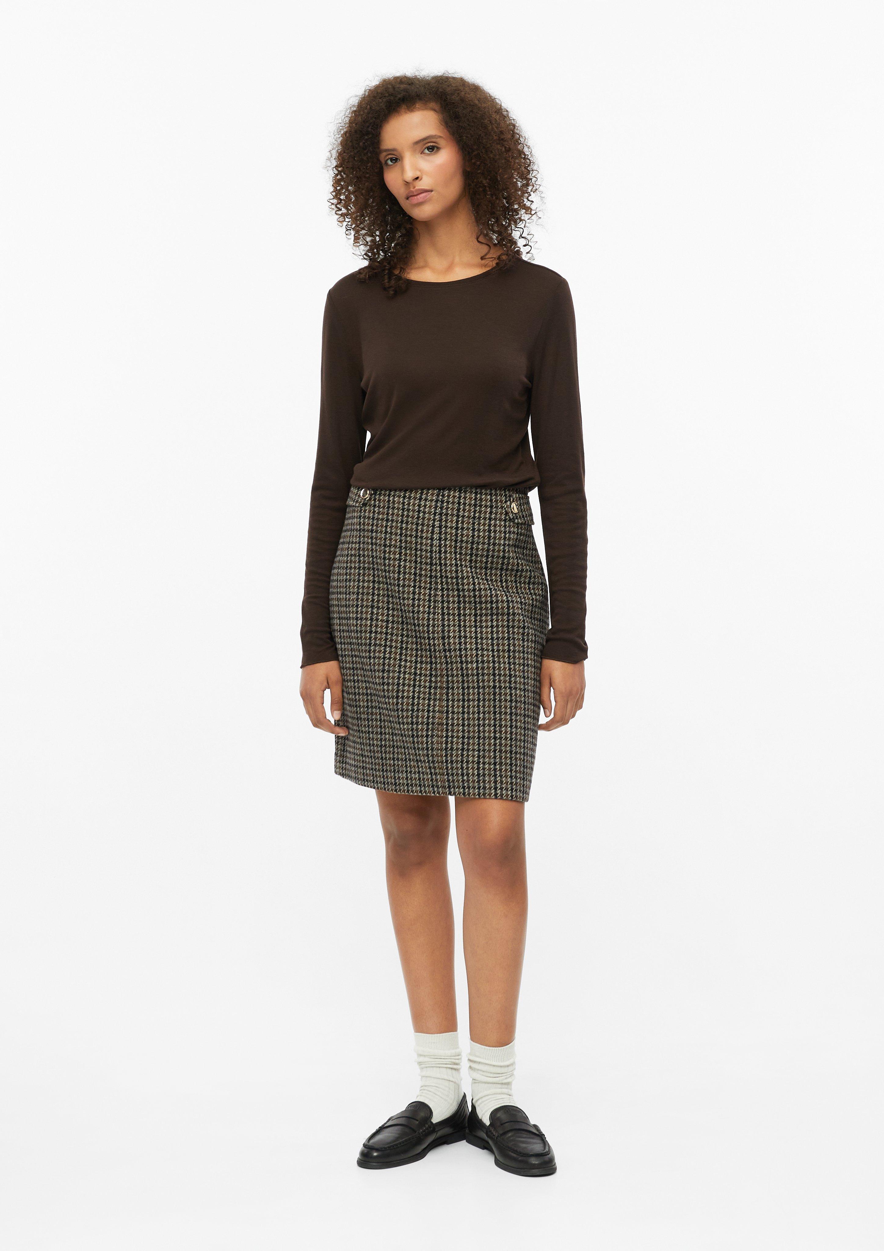 Rock in Farbe braun von s.Oliver BLACK LABEL