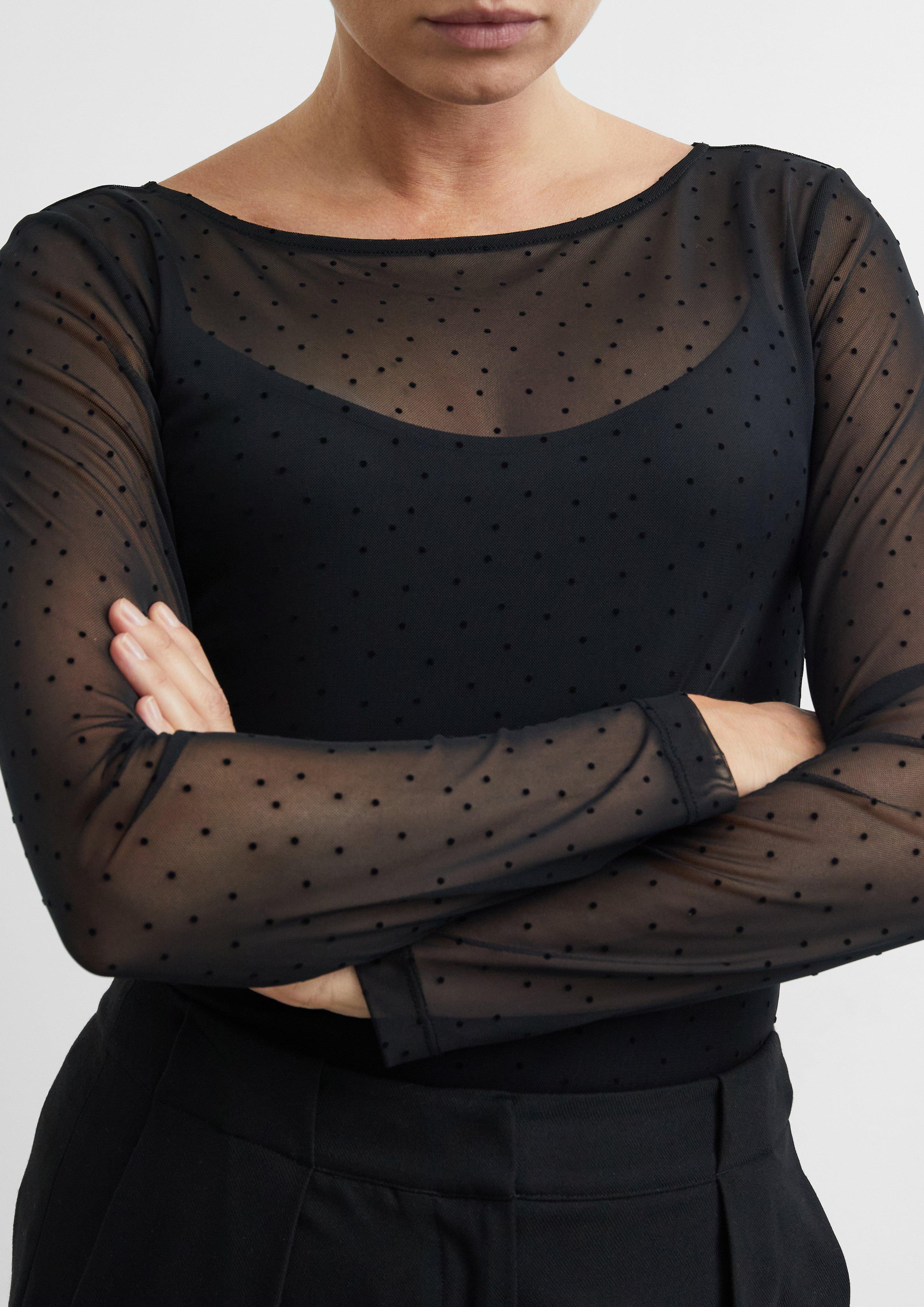 Women T-Shirt in black by COMMA