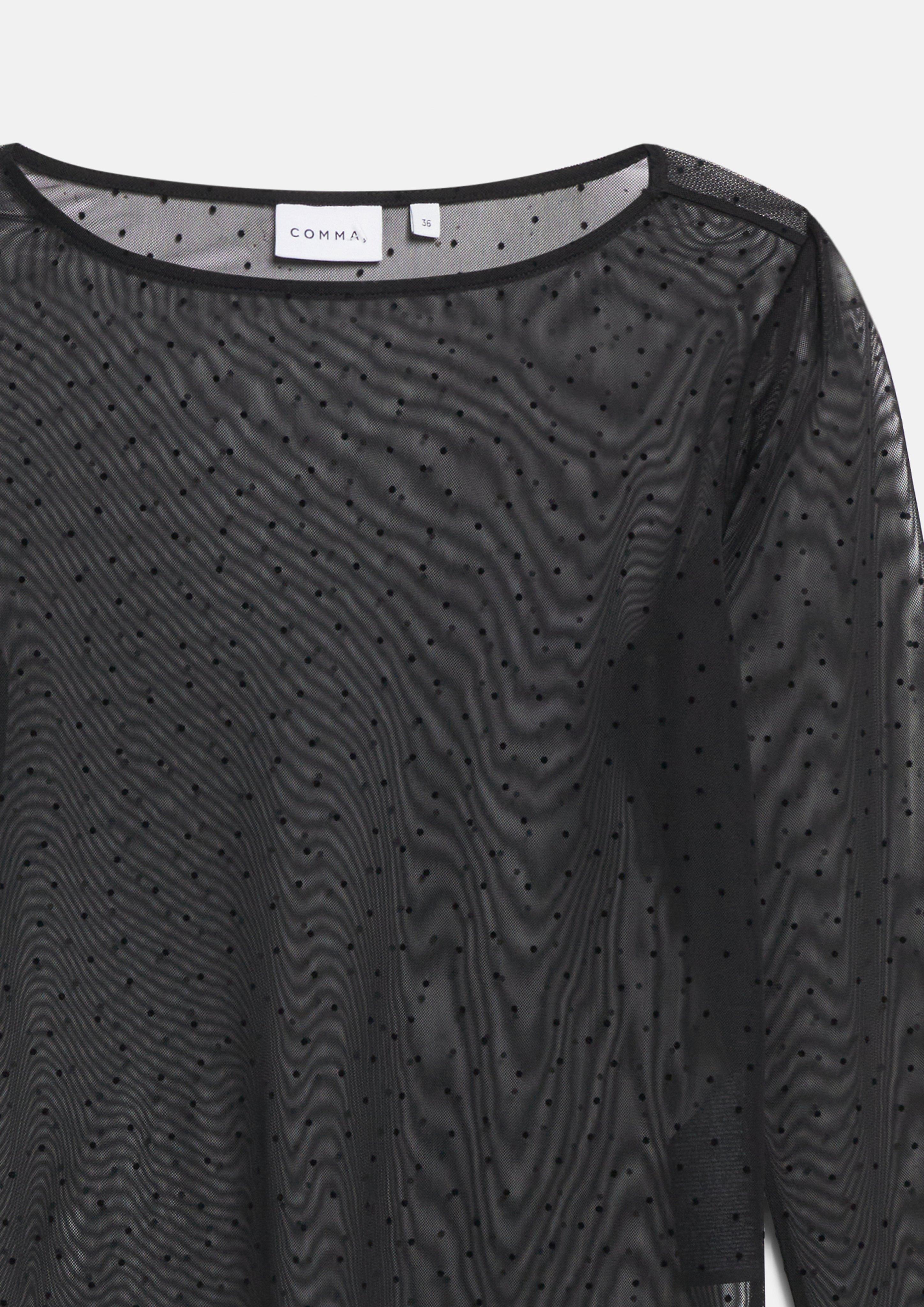 Women T-Shirt in black by COMMA