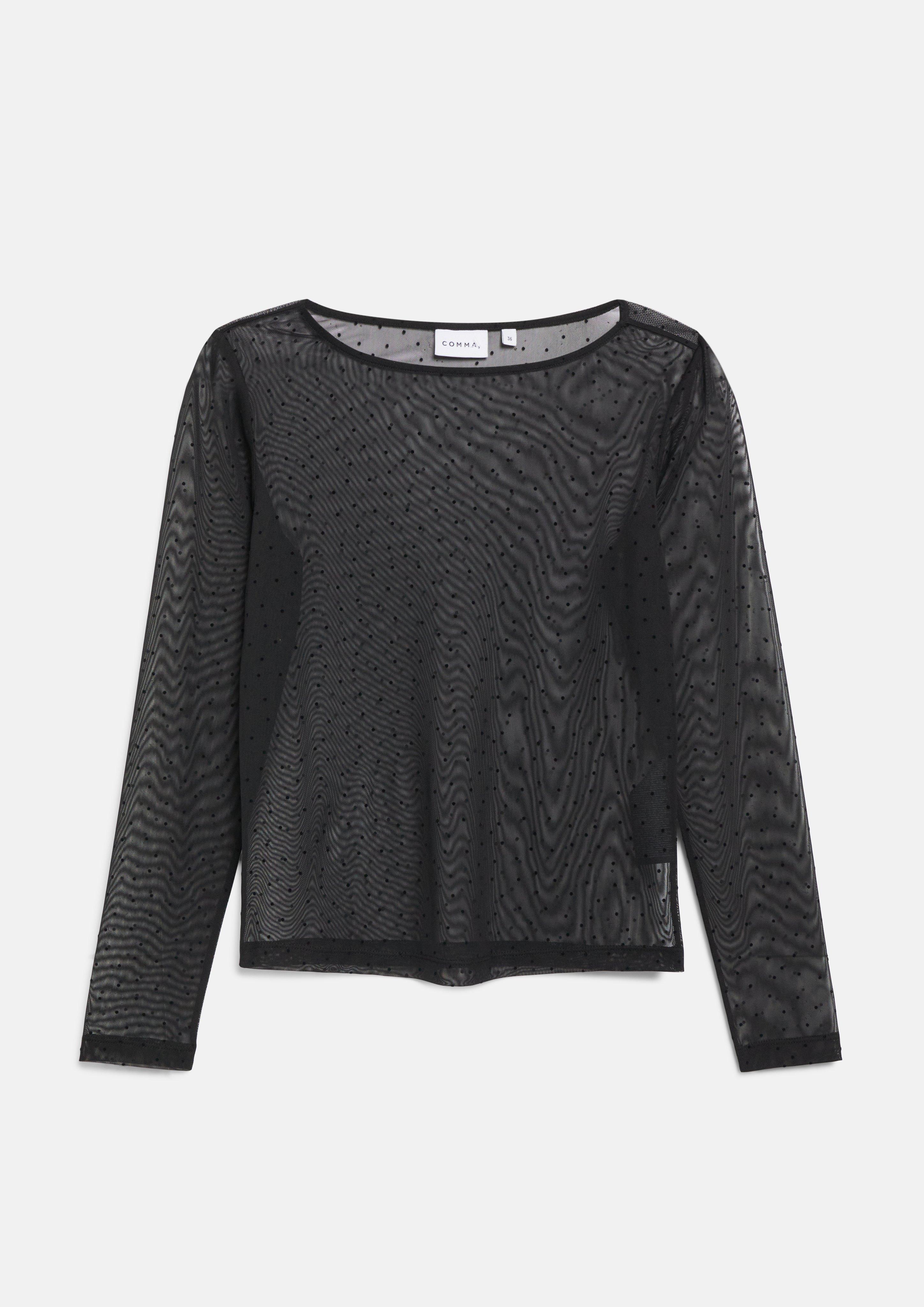 Women T-Shirt in black by COMMA
