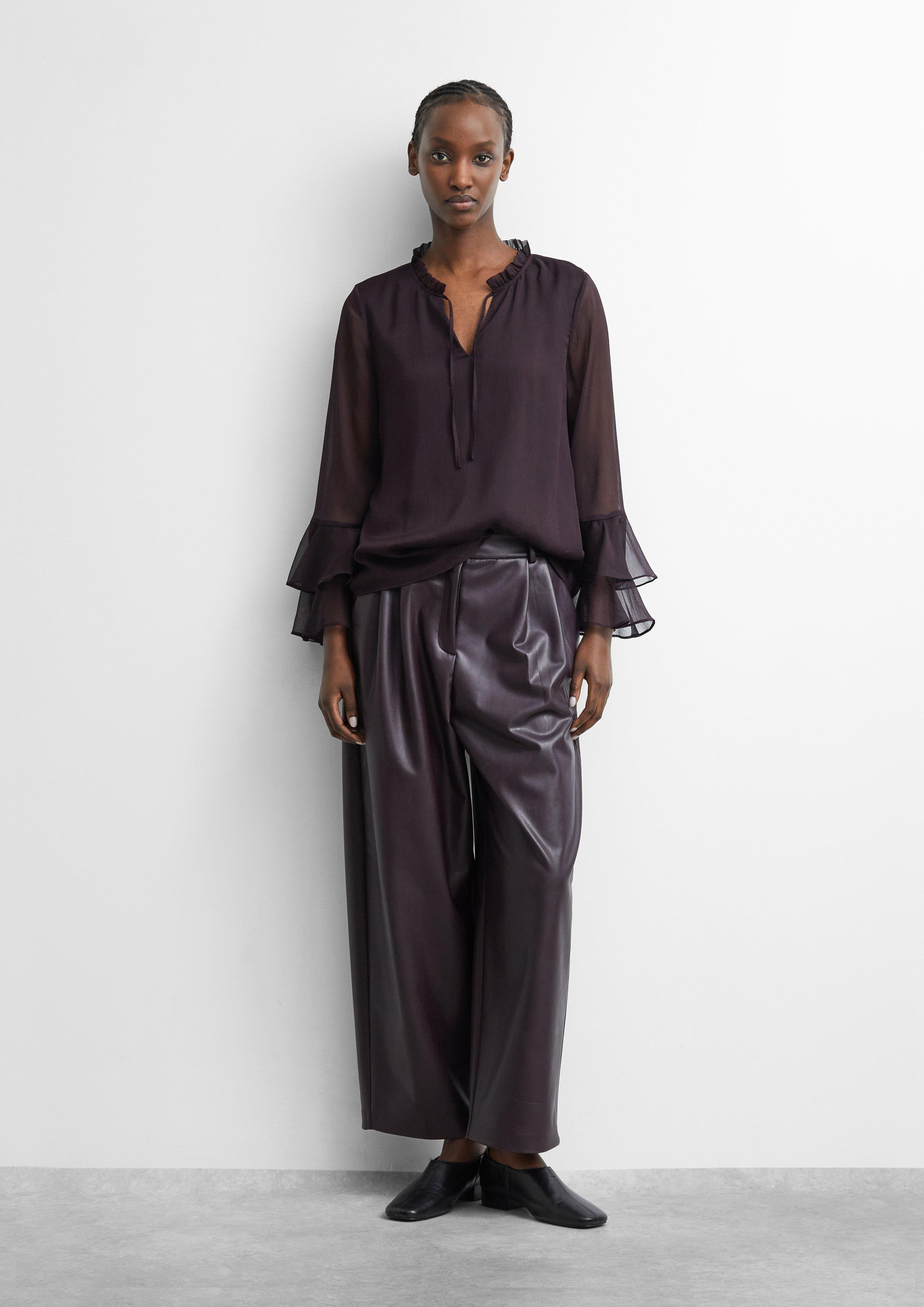 Women Blouse in purple by COMMA