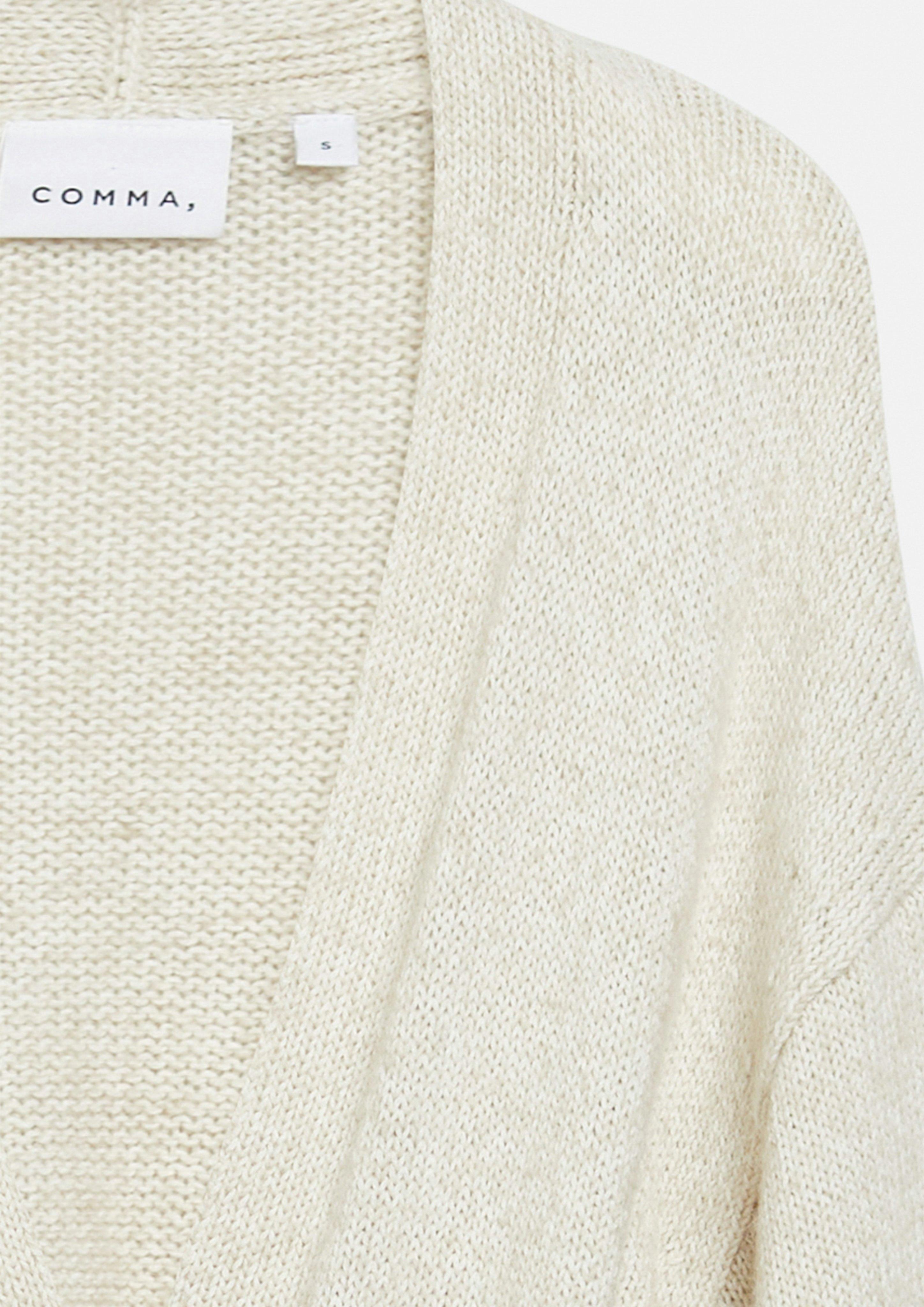 Damen Strickjacke in creme von comma