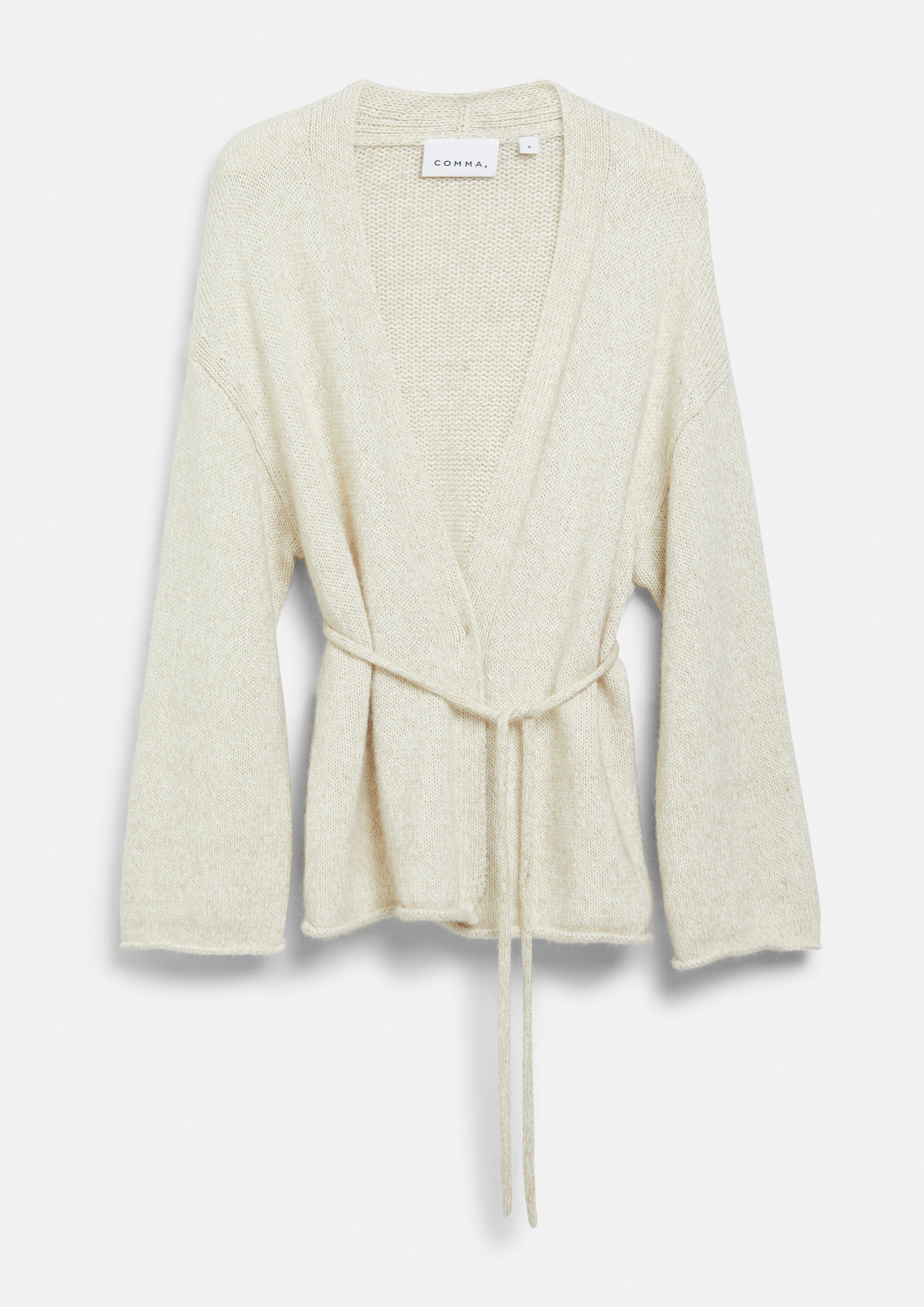 Damen Strickjacke in creme von comma