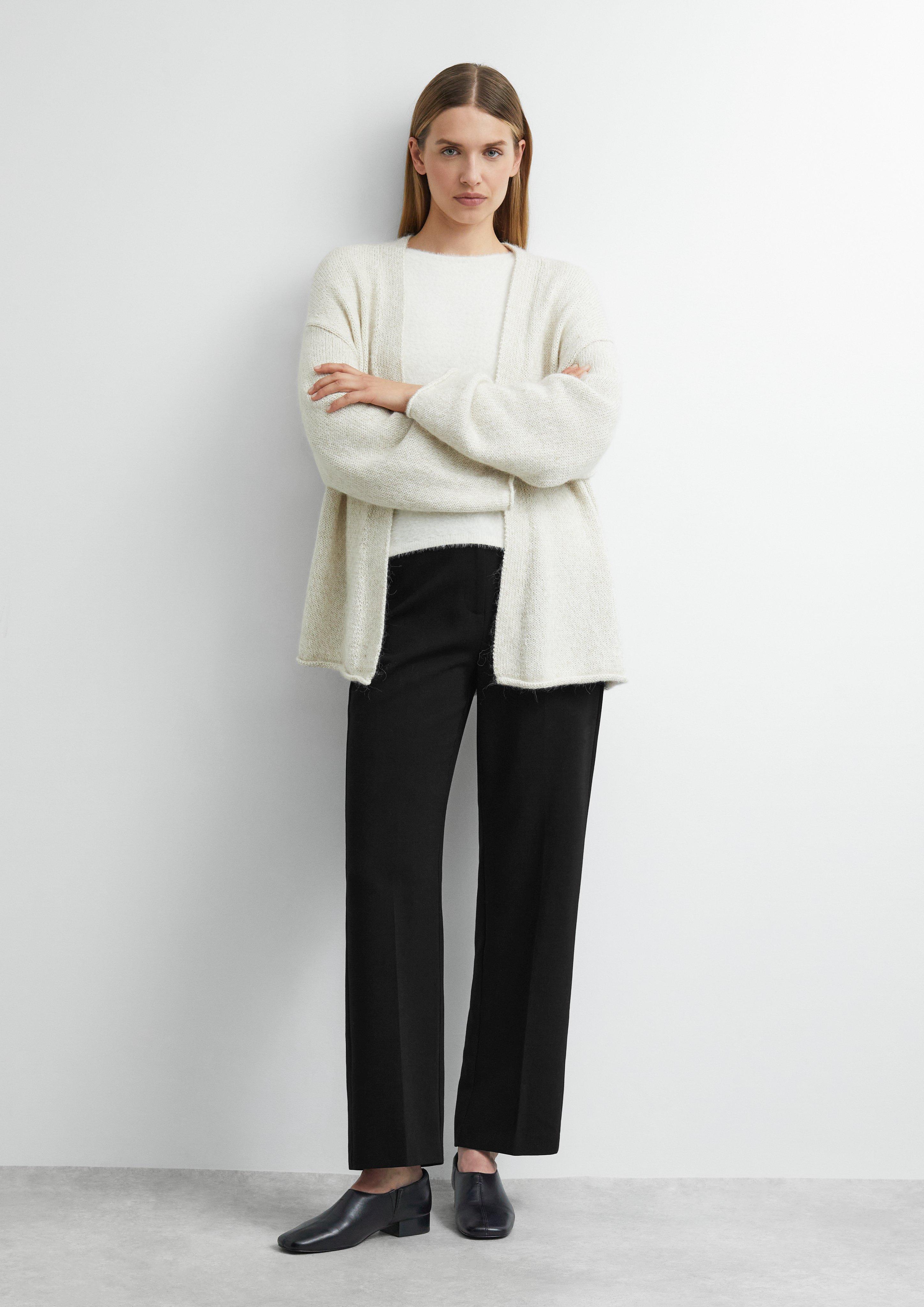 Damen Strickjacke in creme von comma