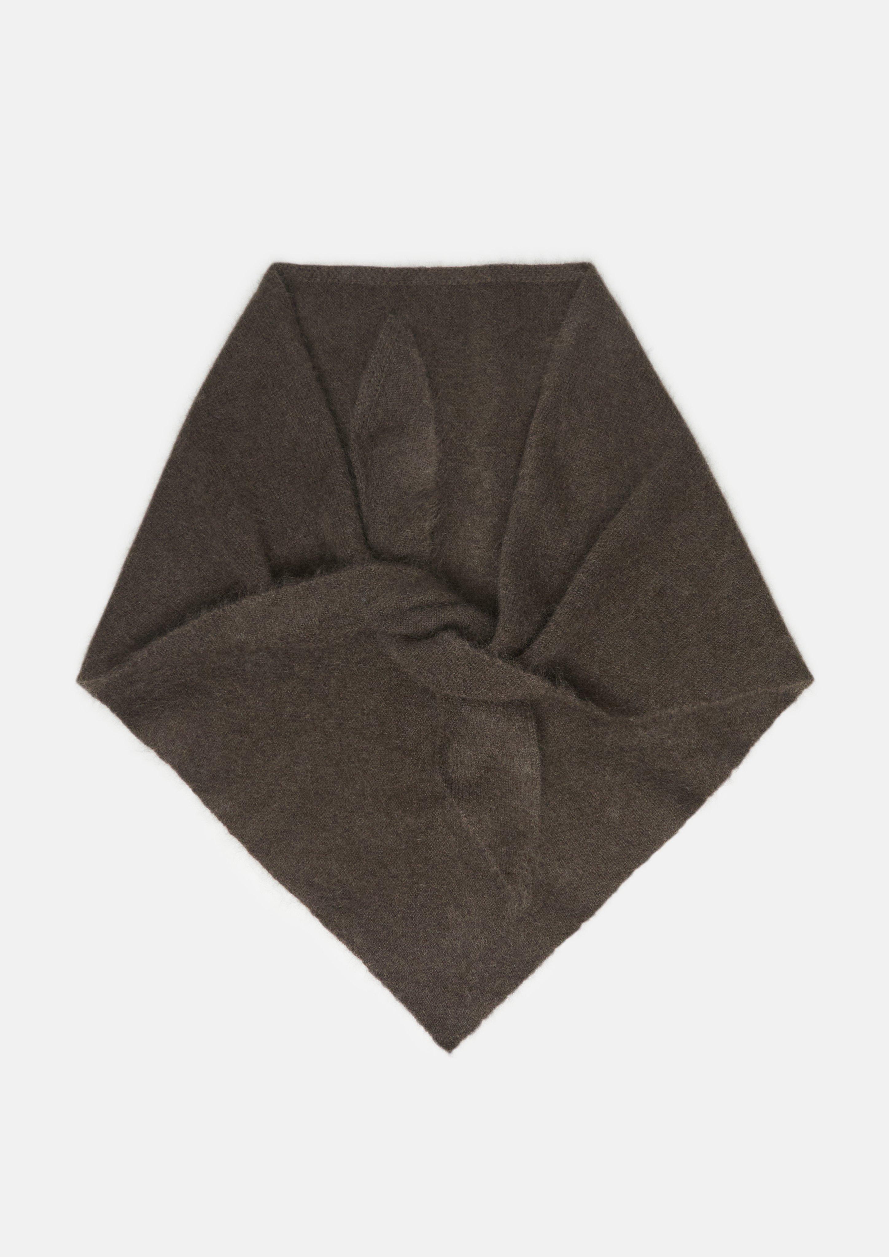 Femmes Foulard en brun de comma