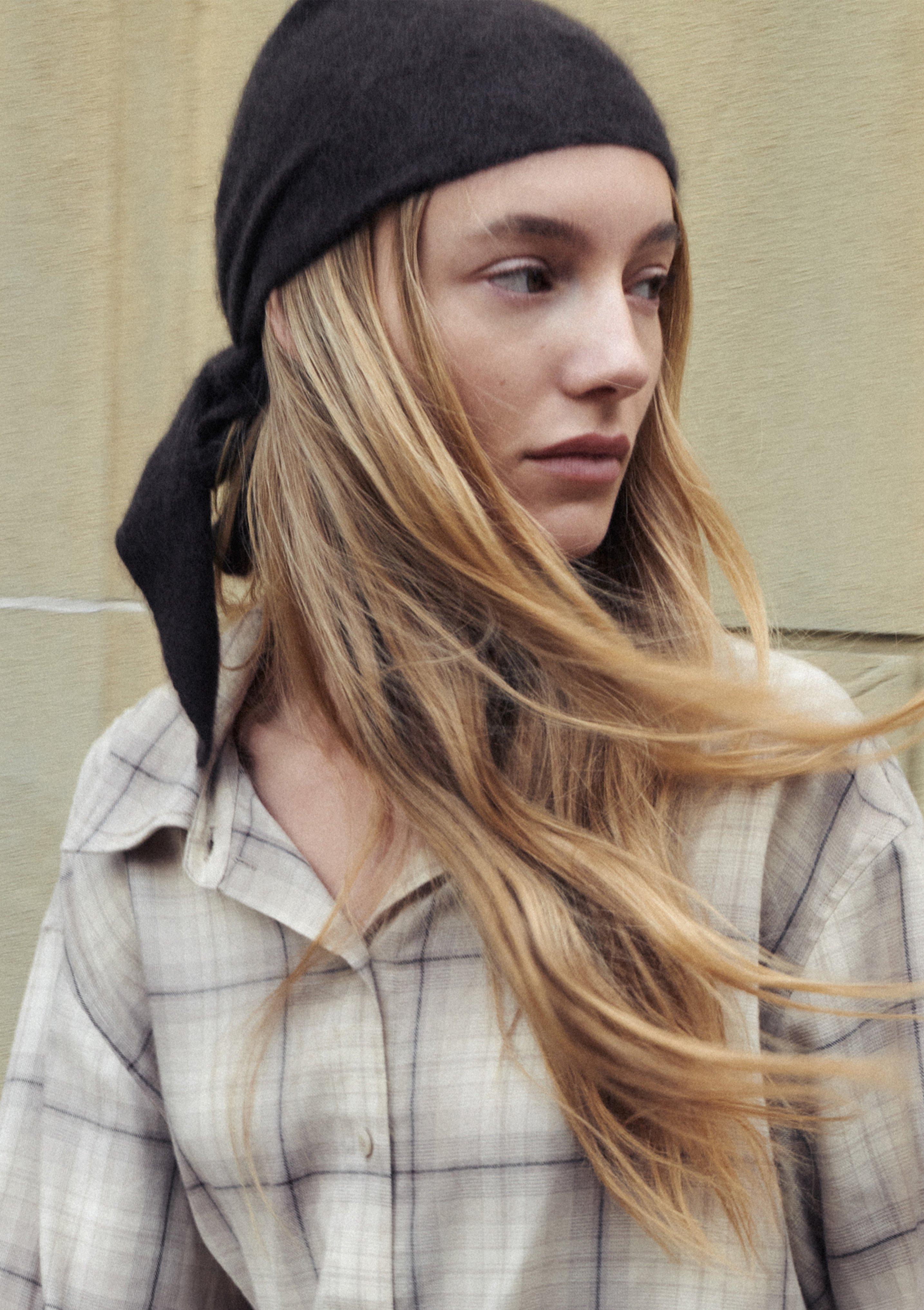 Foulard en brun de comma