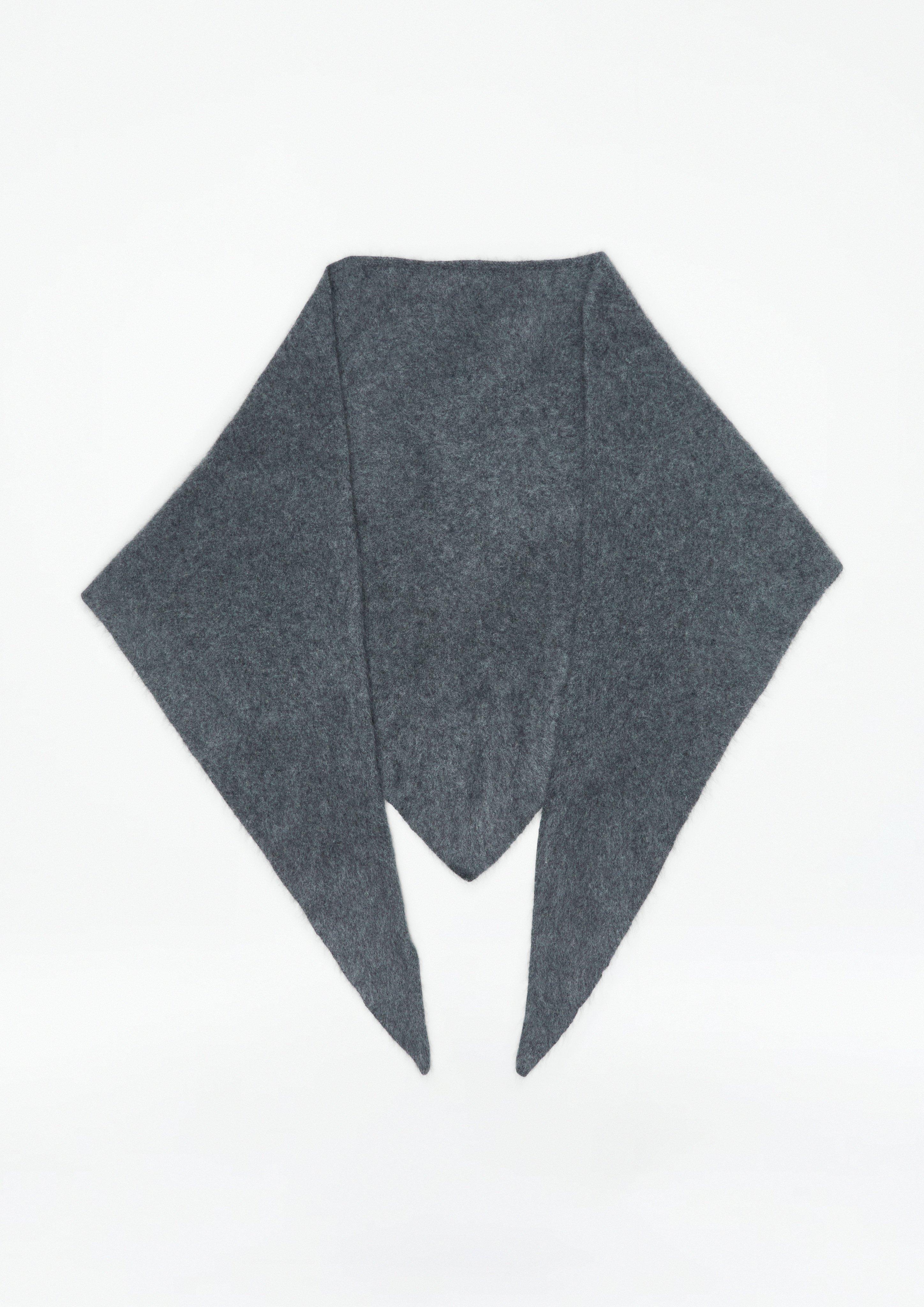 Foulard en gris foncé de comma