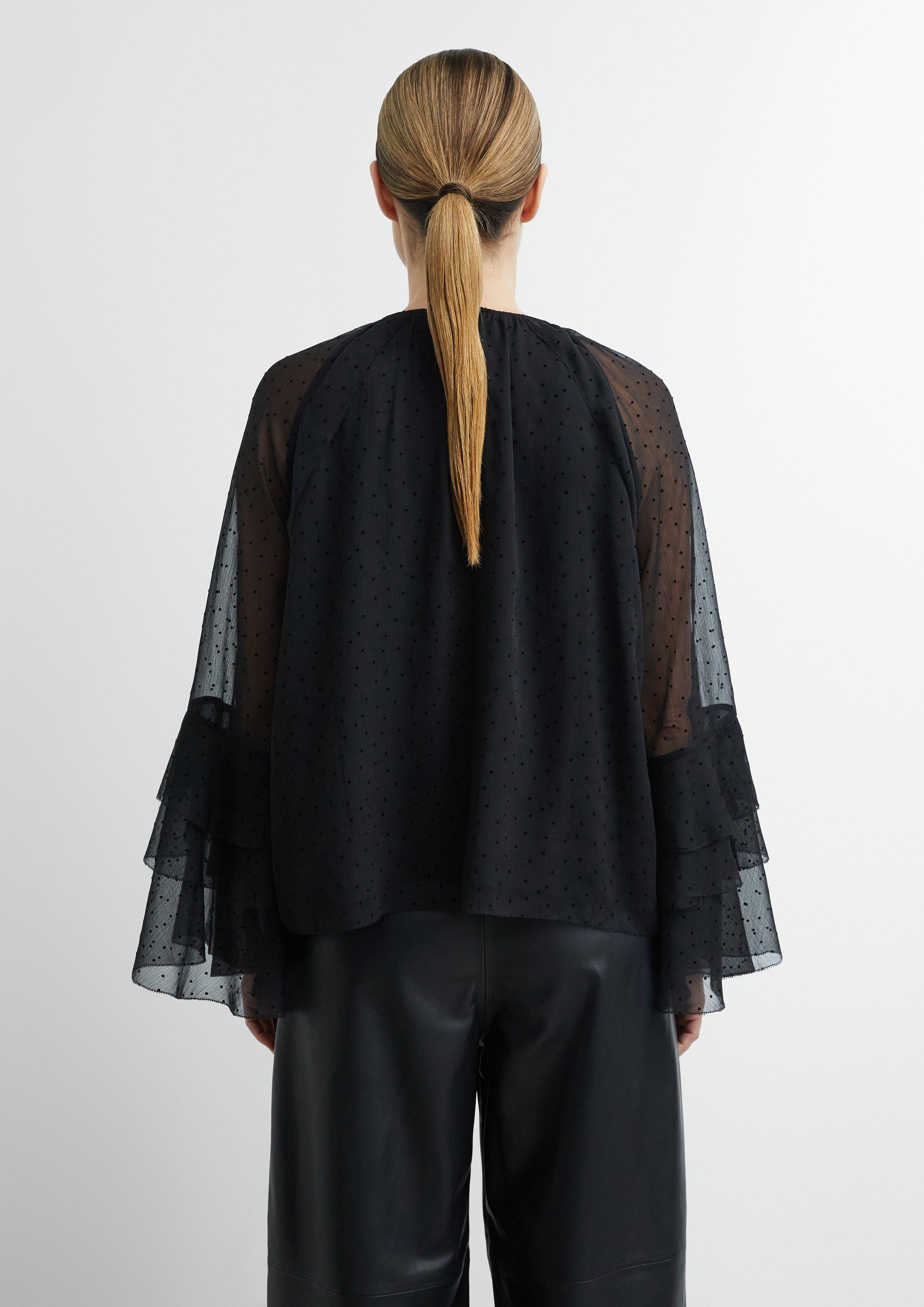 Damen Bluse in schwarz von COMMA