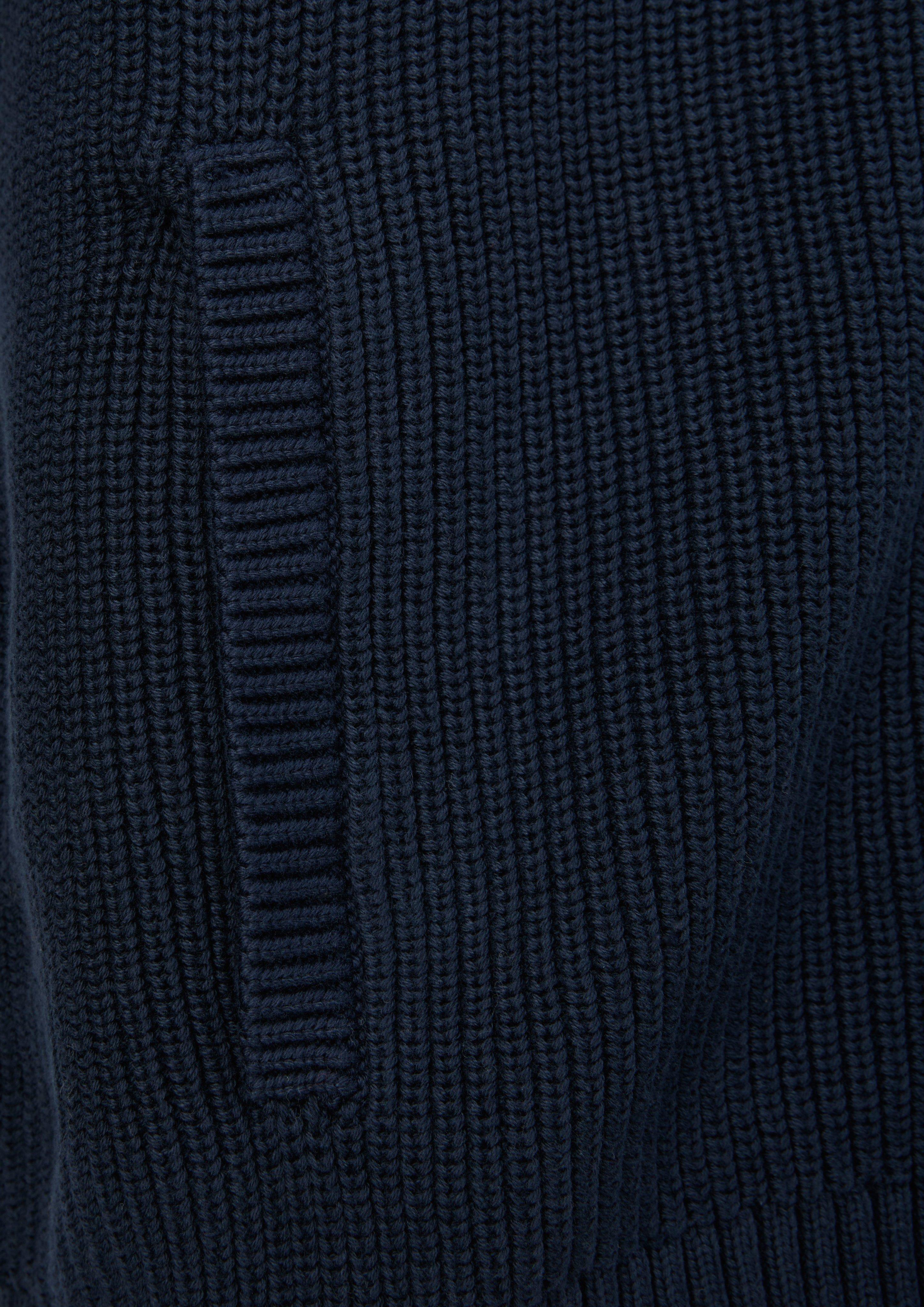 Men Textured cardigan made of 100% cotton in blue by s.Oliver Men Tall Sizes