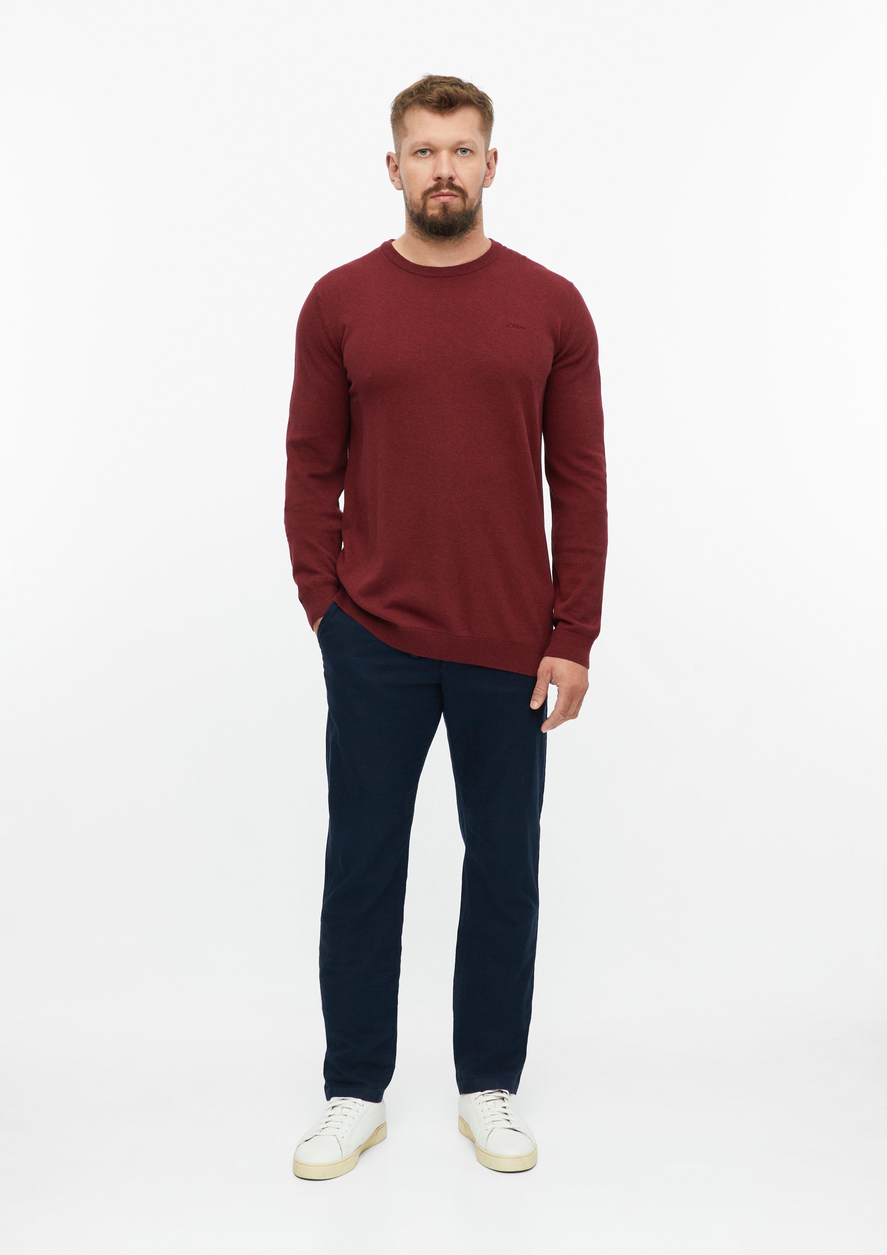 Hommes Pull en tricot en rouge de s.Oliver Men Tall Sizes