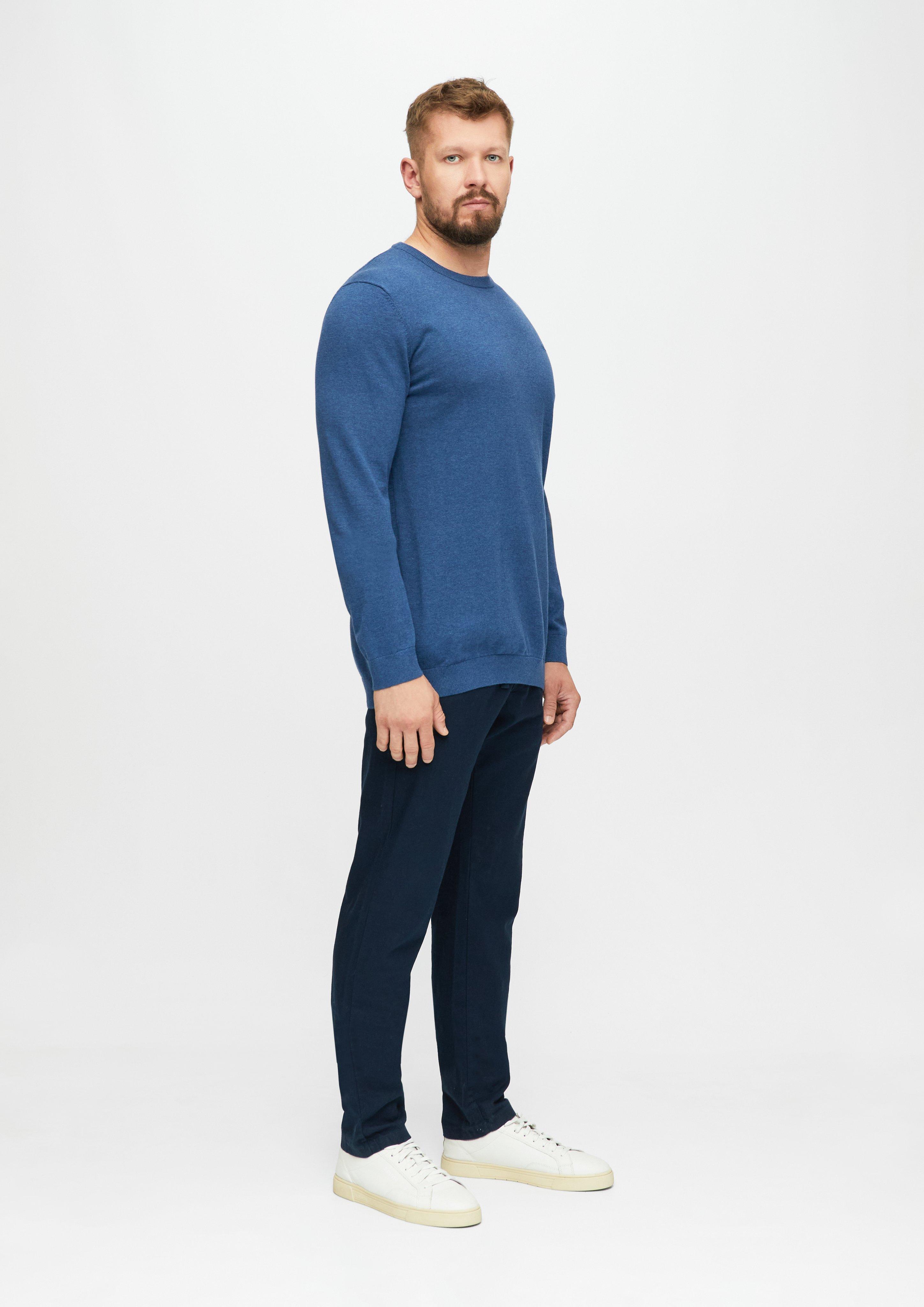 Hommes Pull en tricot en bleu de s.Oliver Men Tall Sizes