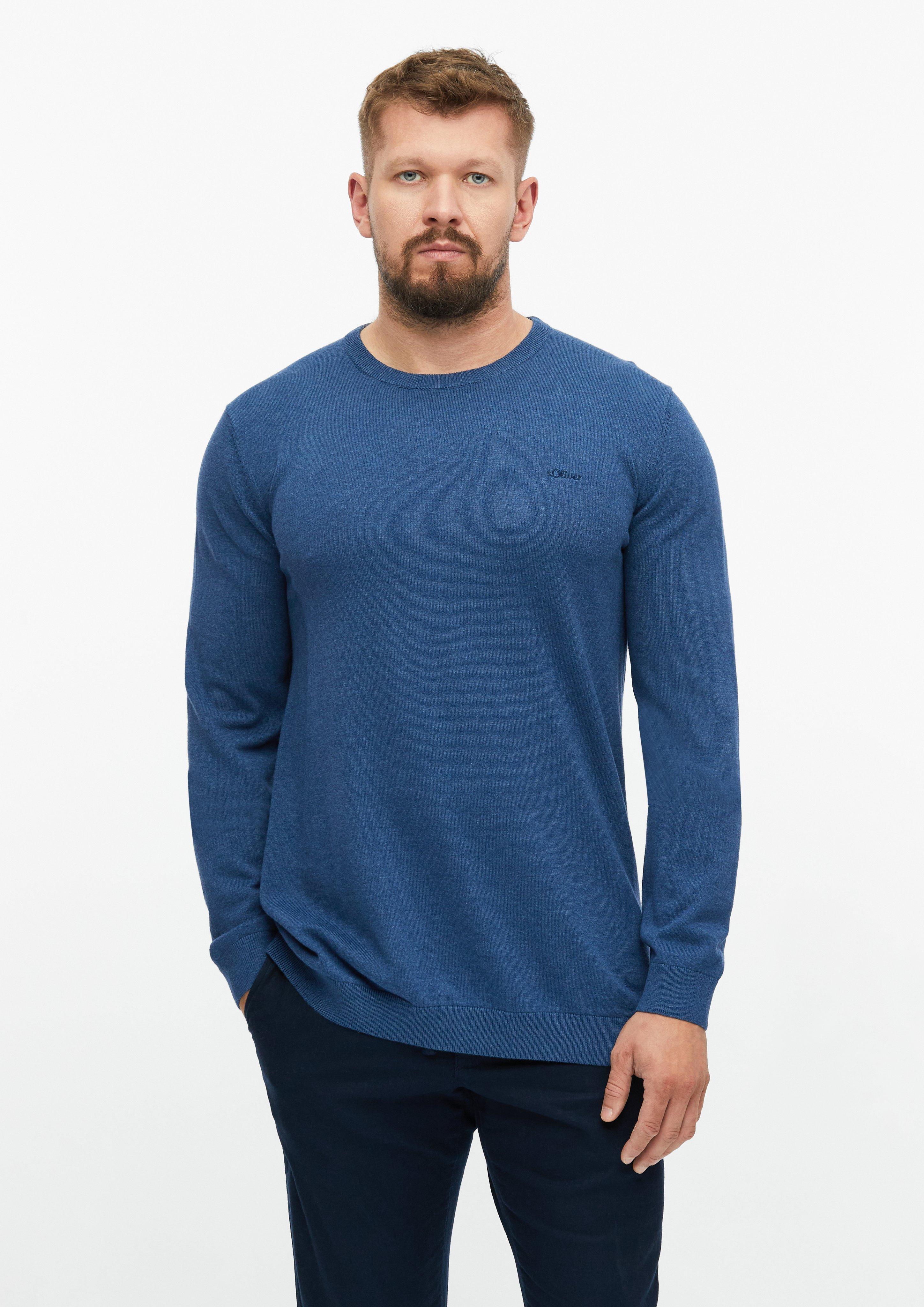 Pulover v barvi kraljevsko modra od s.Oliver Men Tall Sizes