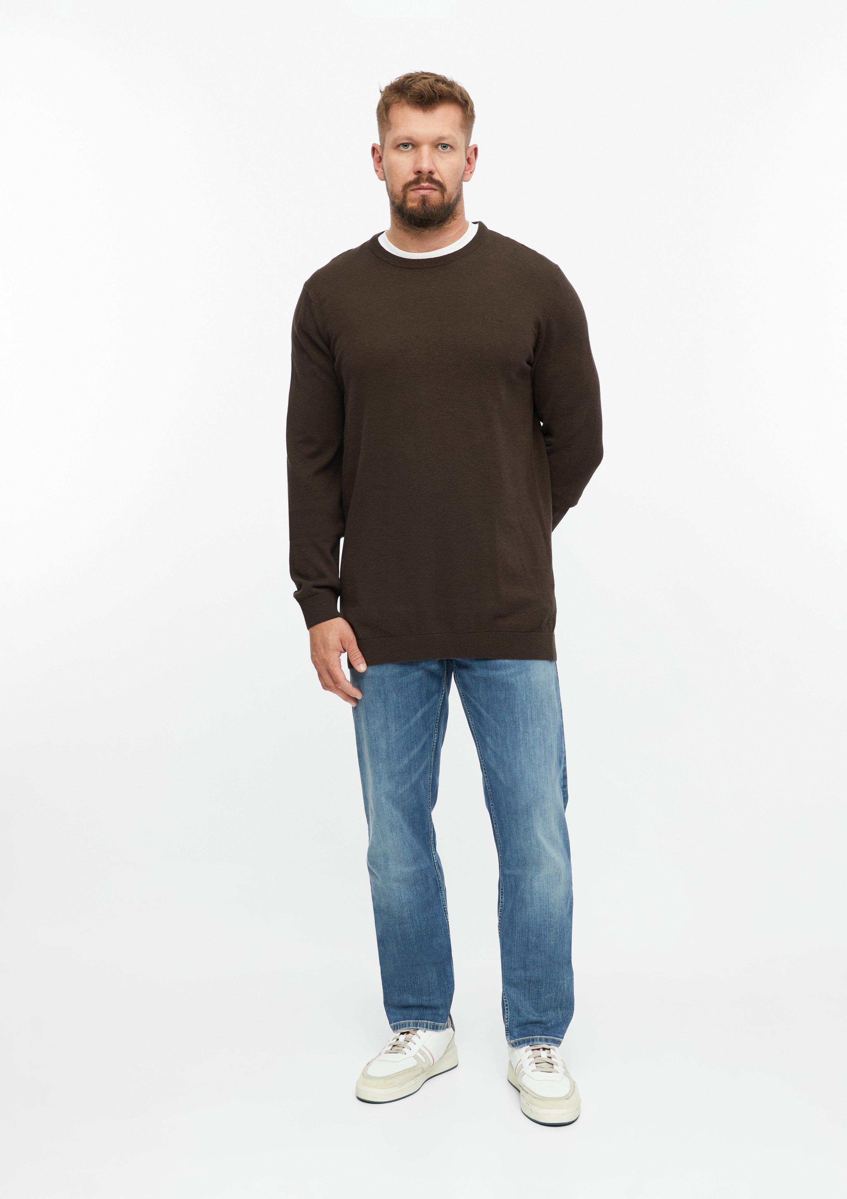Hommes Pull en tricot en brun de s.Oliver Men Tall Sizes