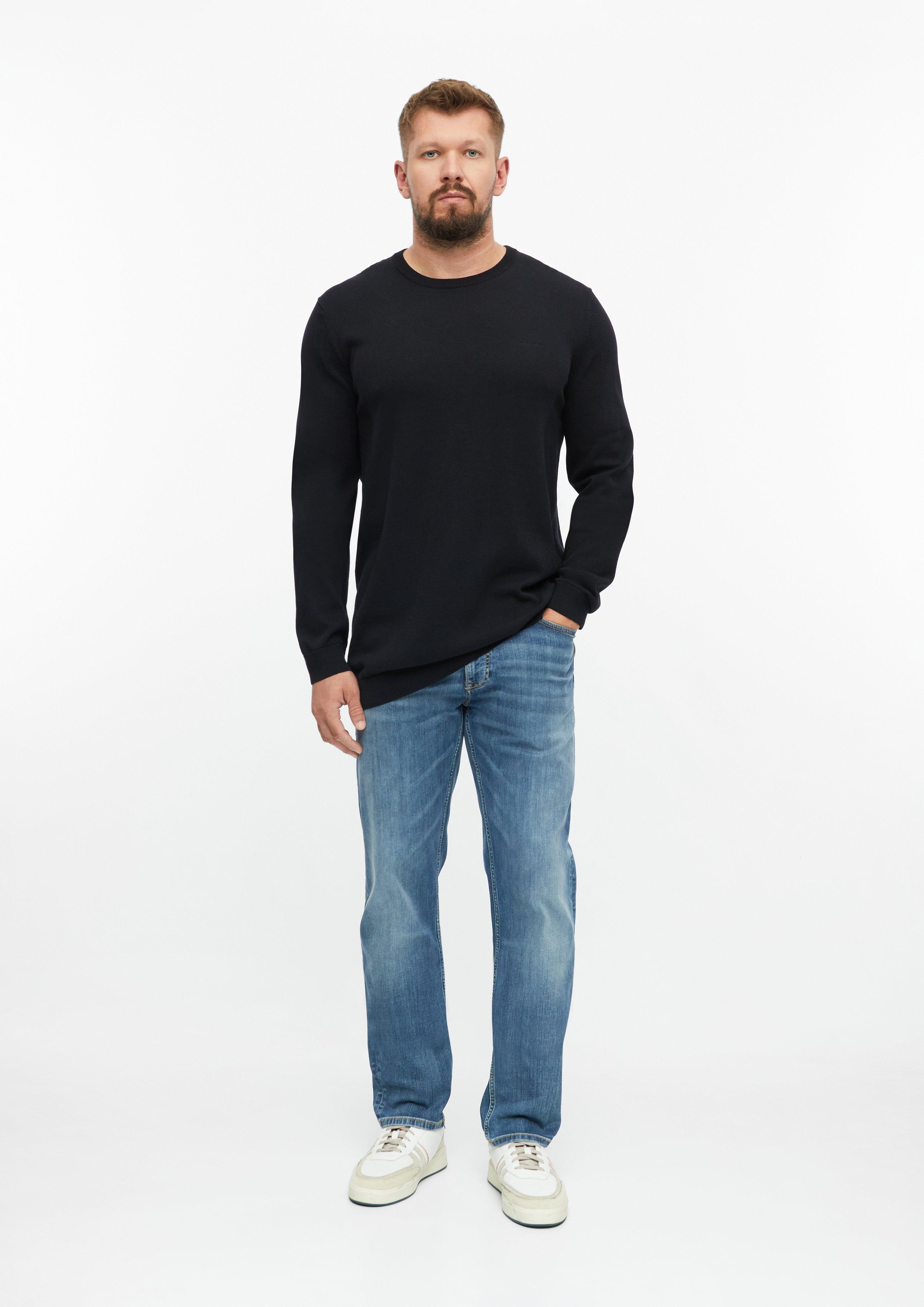 Hommes Pull en tricot en noir de s.Oliver Men Tall Sizes