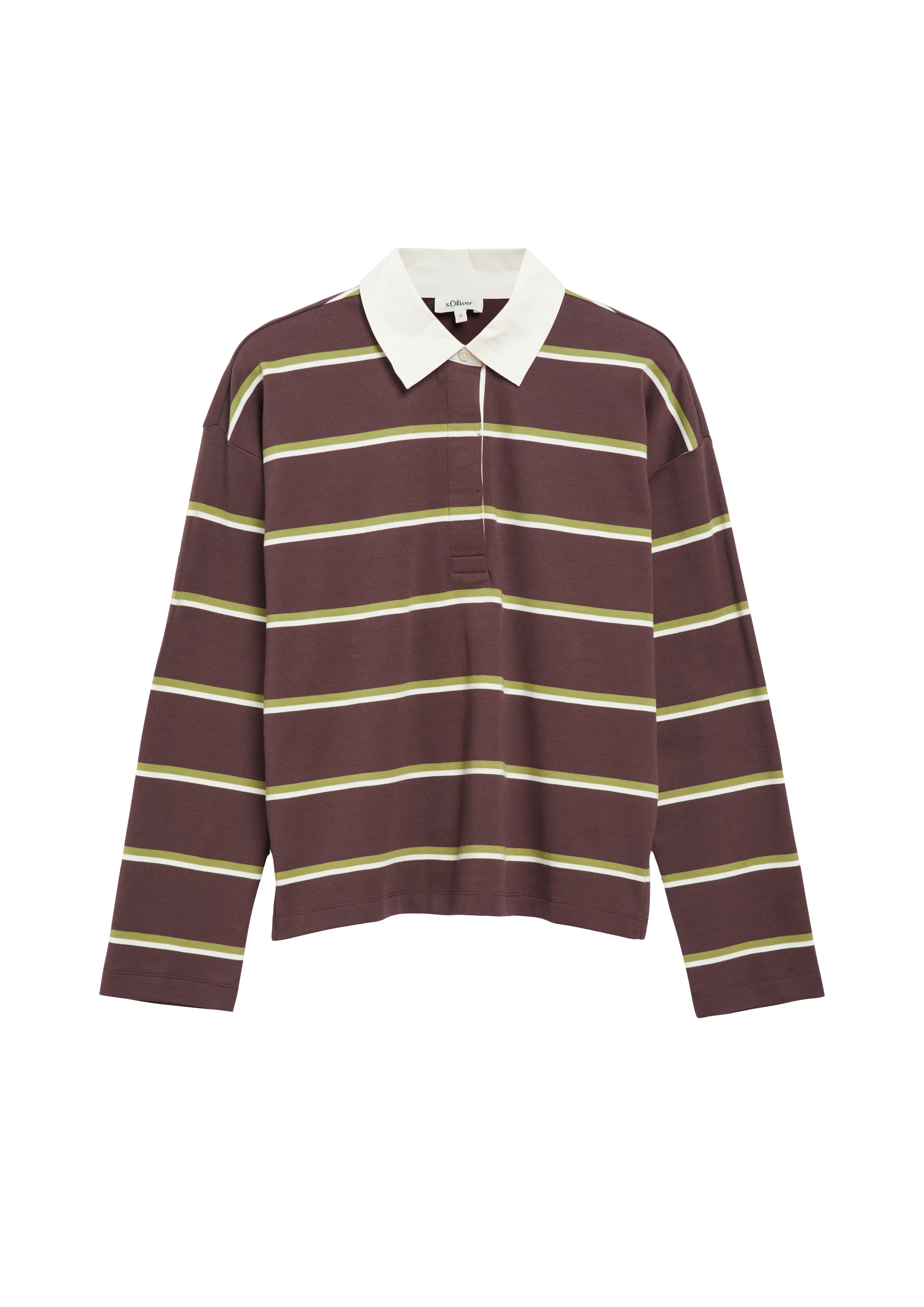 Gestreepte rugbyshirt