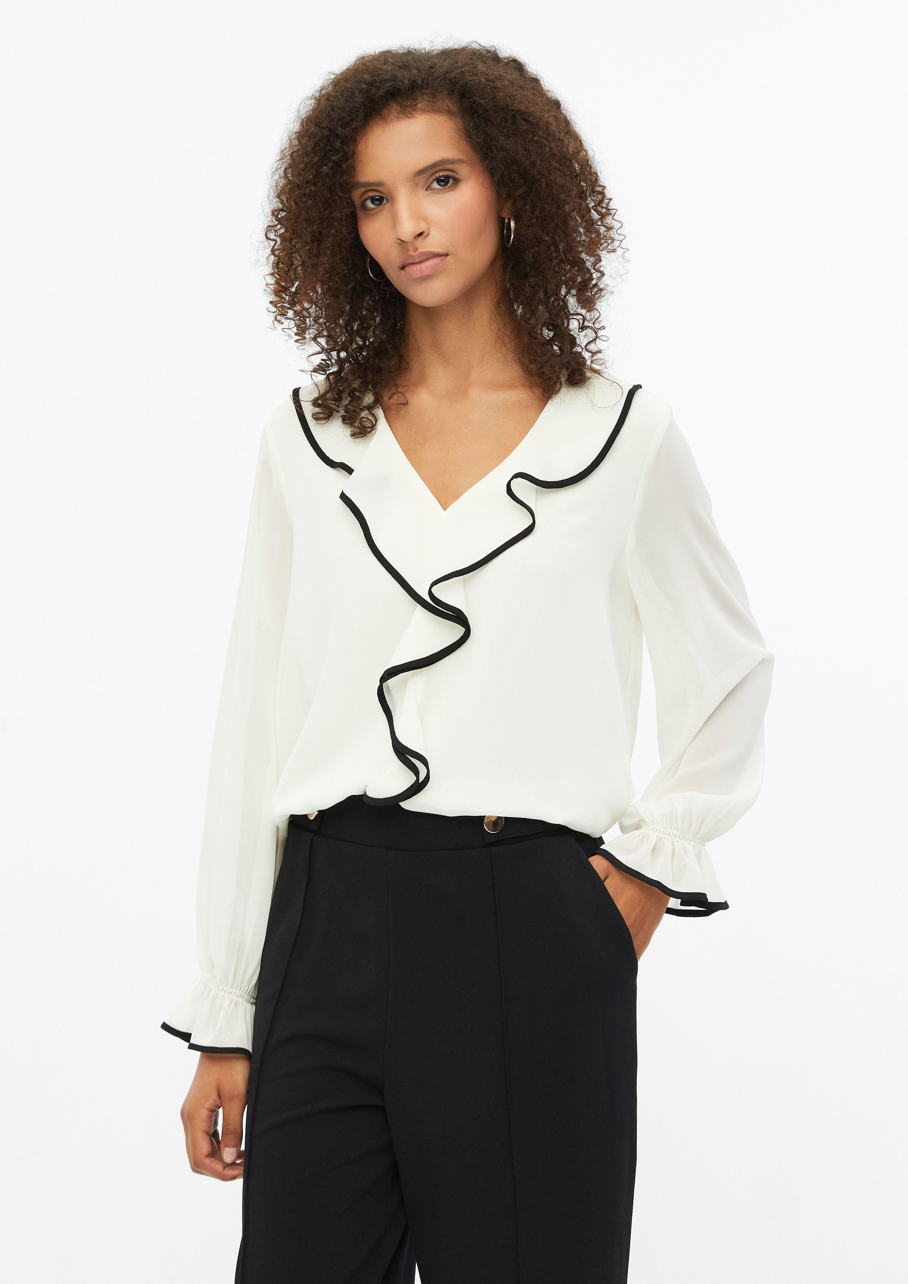 Blouse in cream by s.Oliver BLACK LABEL