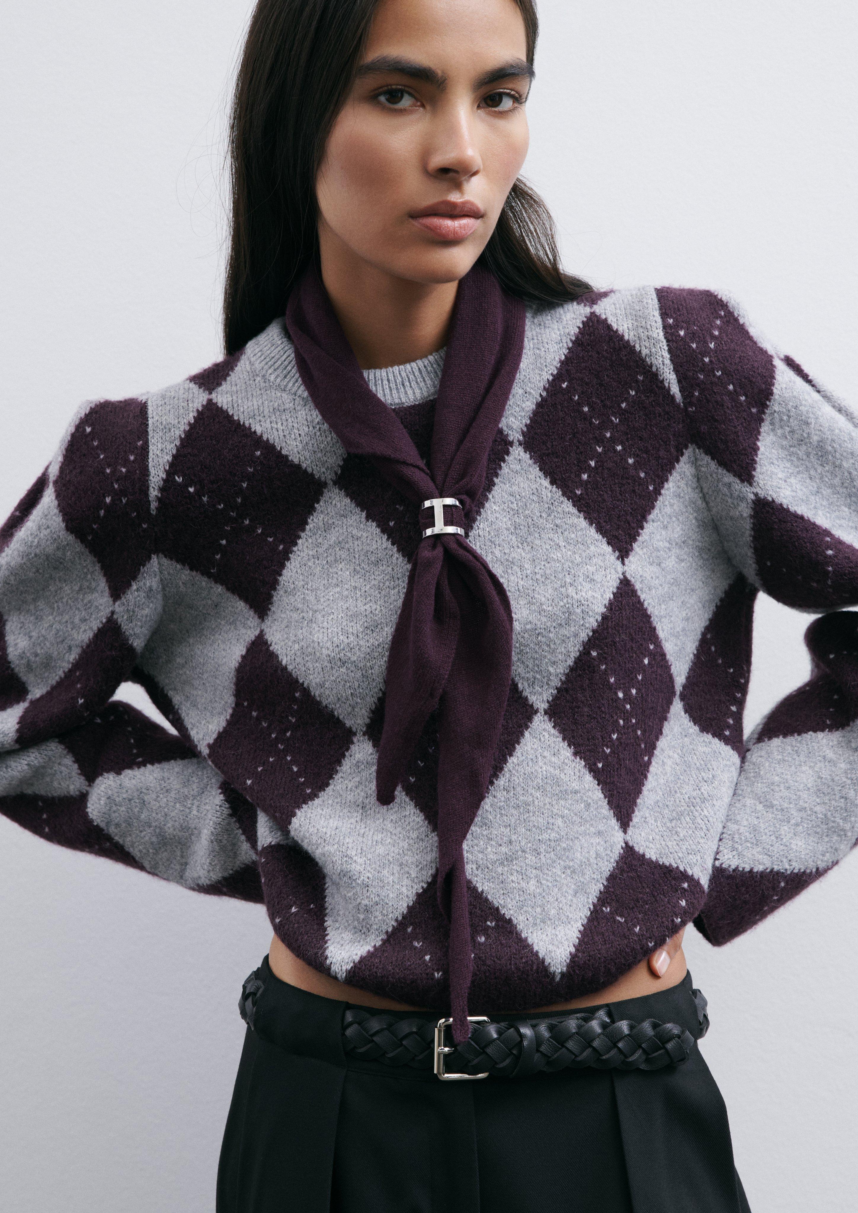 Tuch in aubergine von COMMA