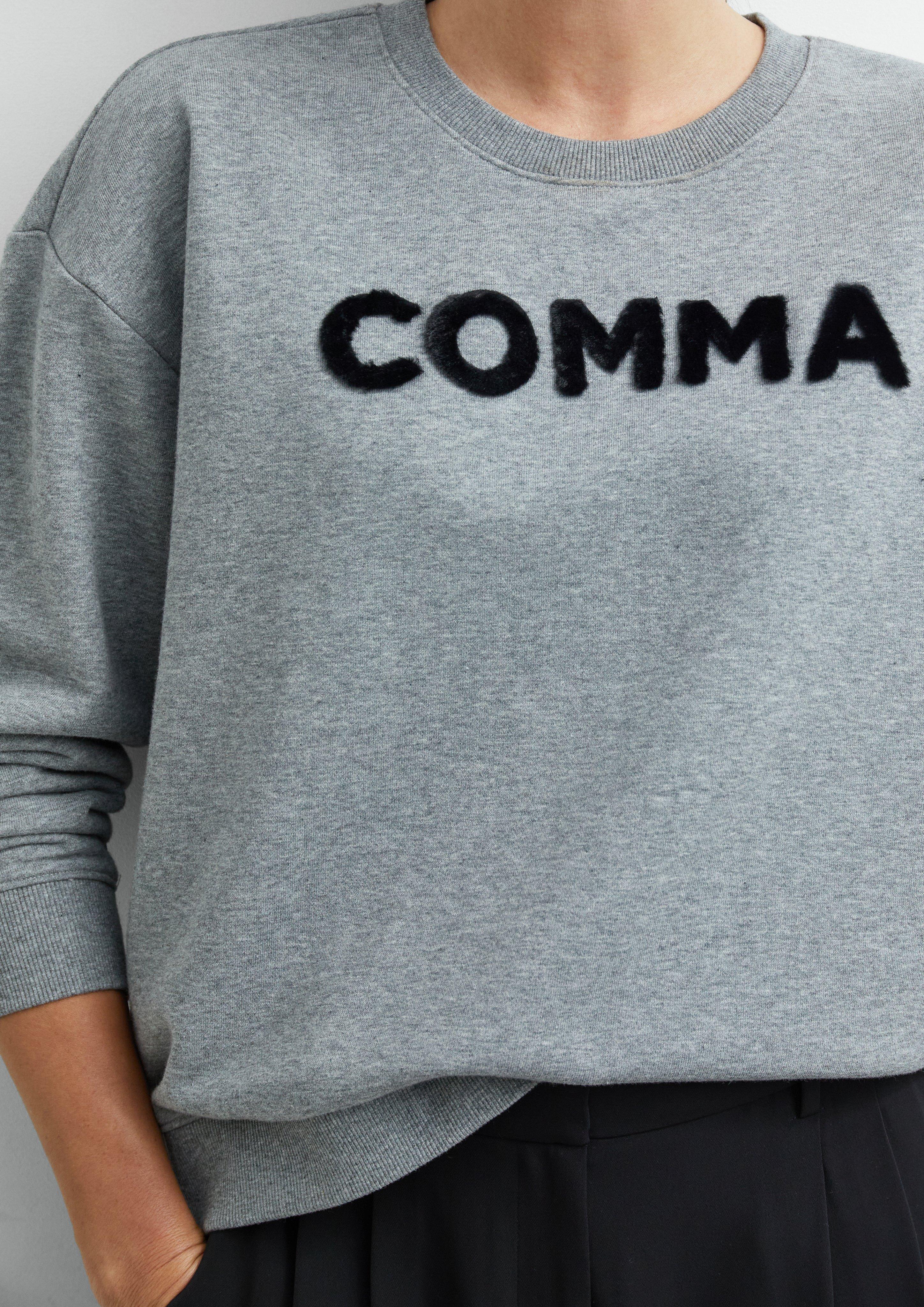 Sweatshirt in grey by COMMA