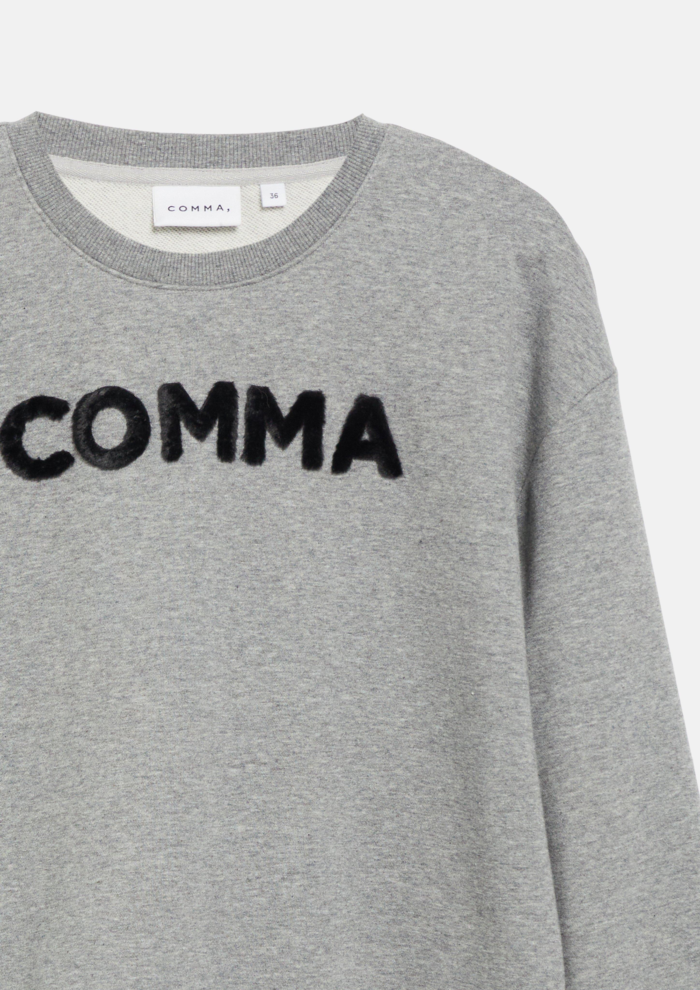Sweatshirt in grey by COMMA