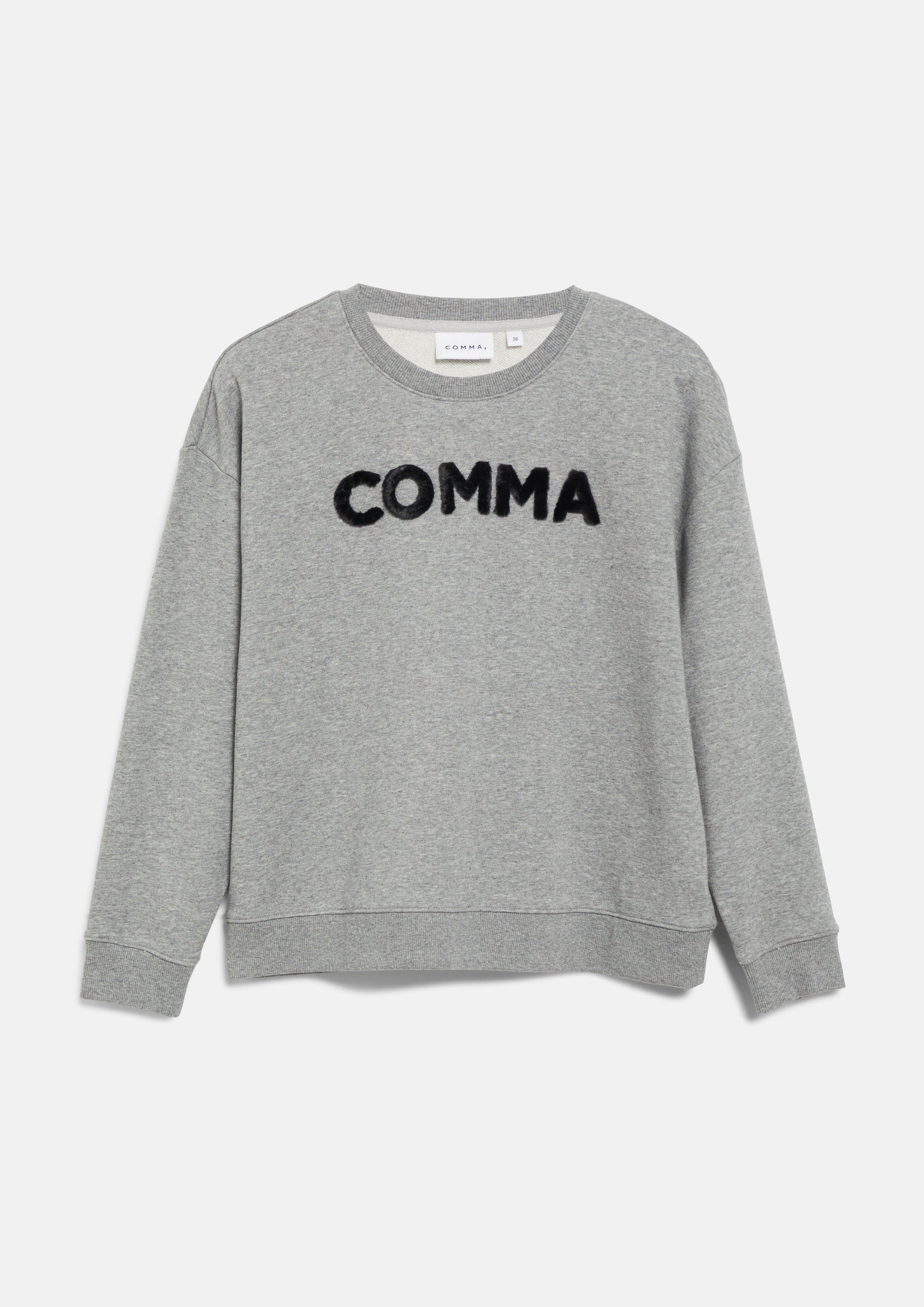 Sweatshirt in grey by COMMA