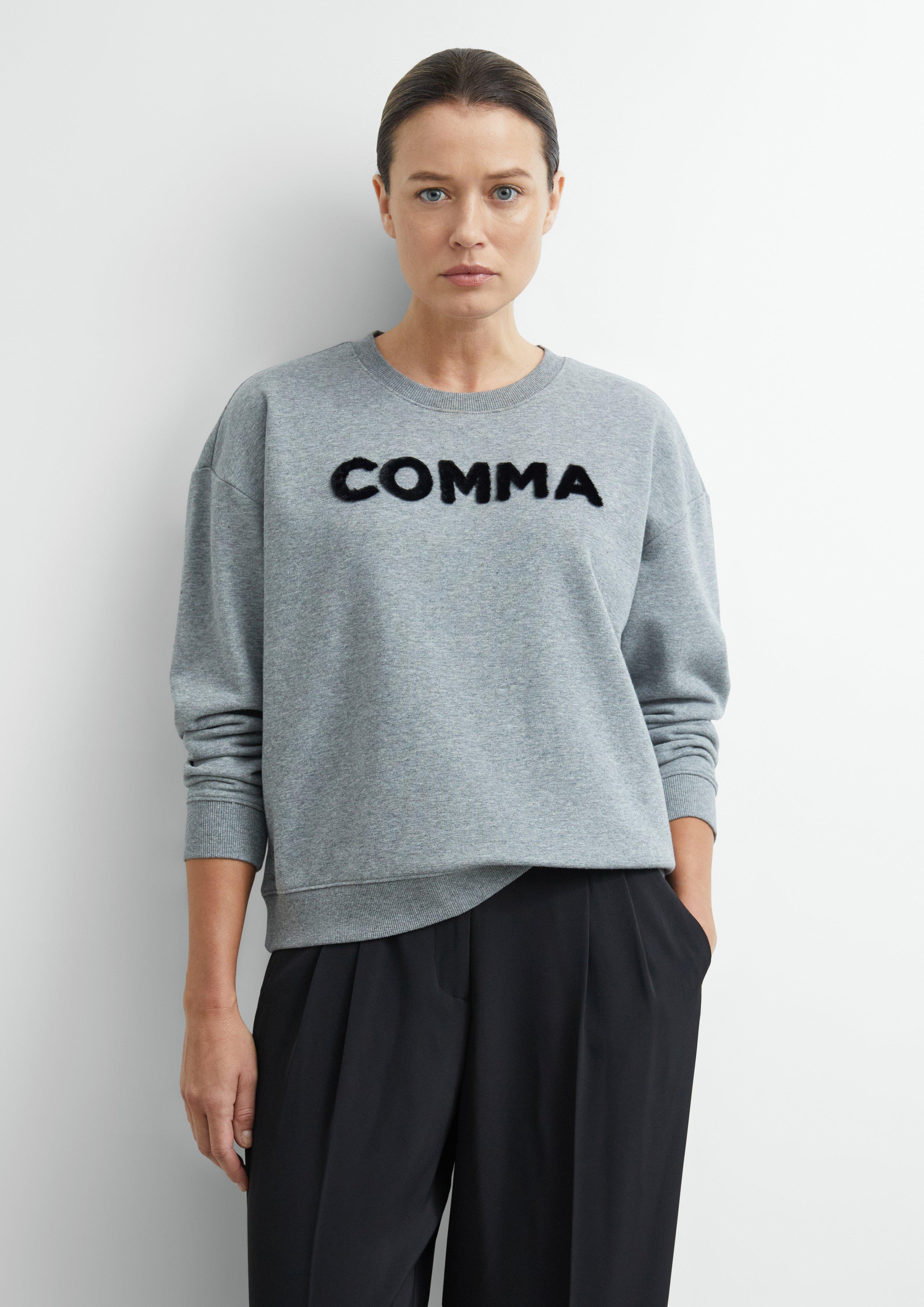 Sweatshirt in grey by COMMA