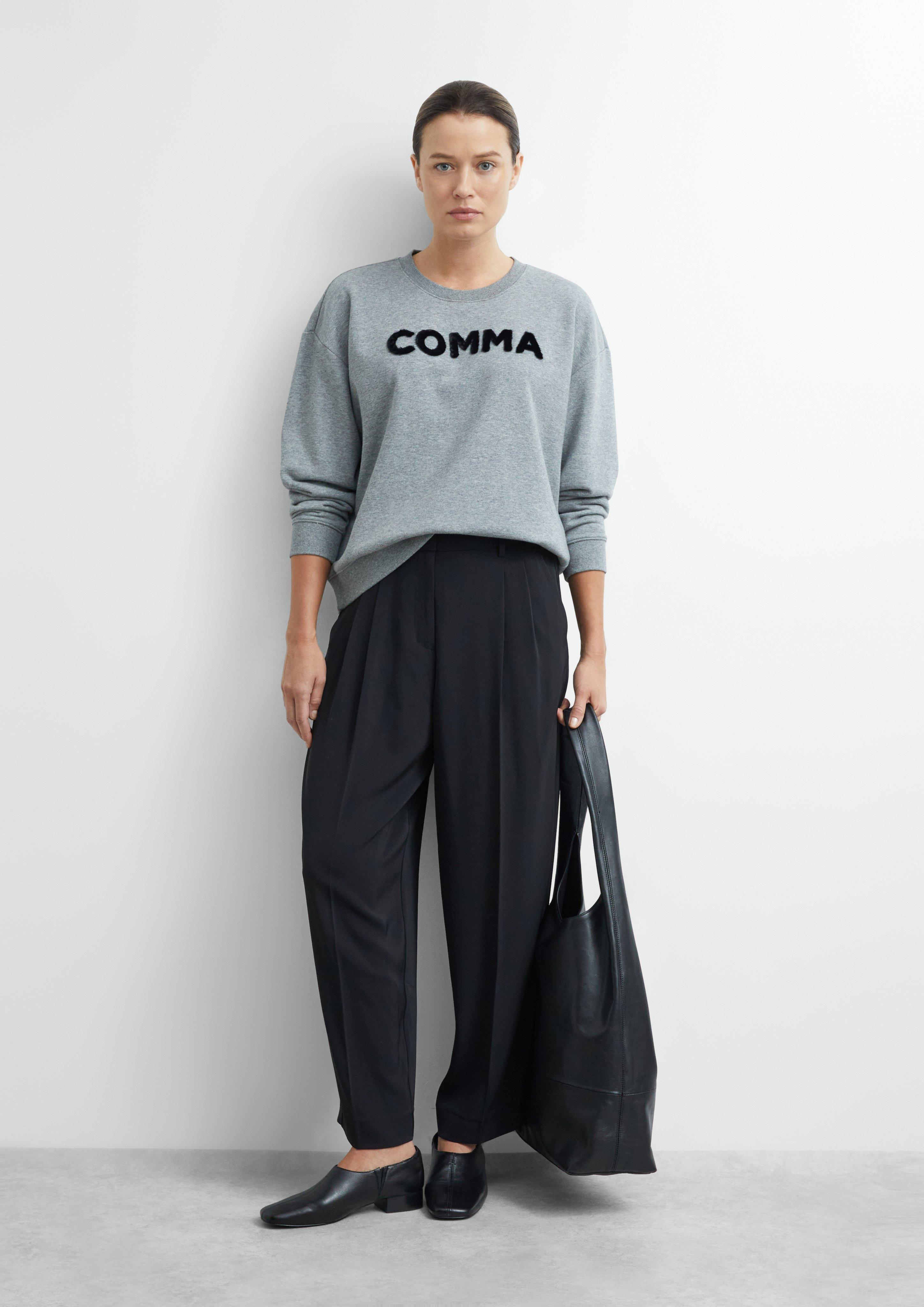 Sweatshirt in grey by COMMA
